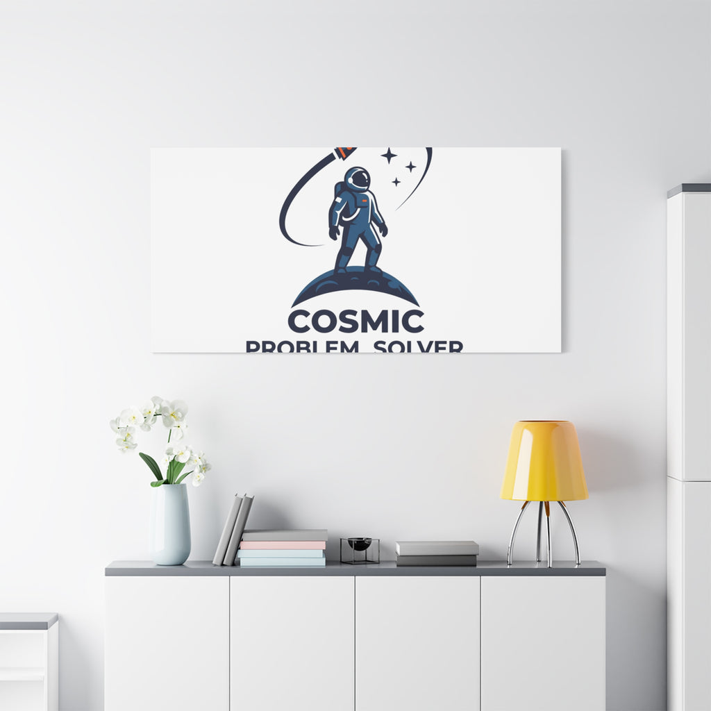 Cosmic Problem Solver Canvas | Space, Astronaut, Mission Patch