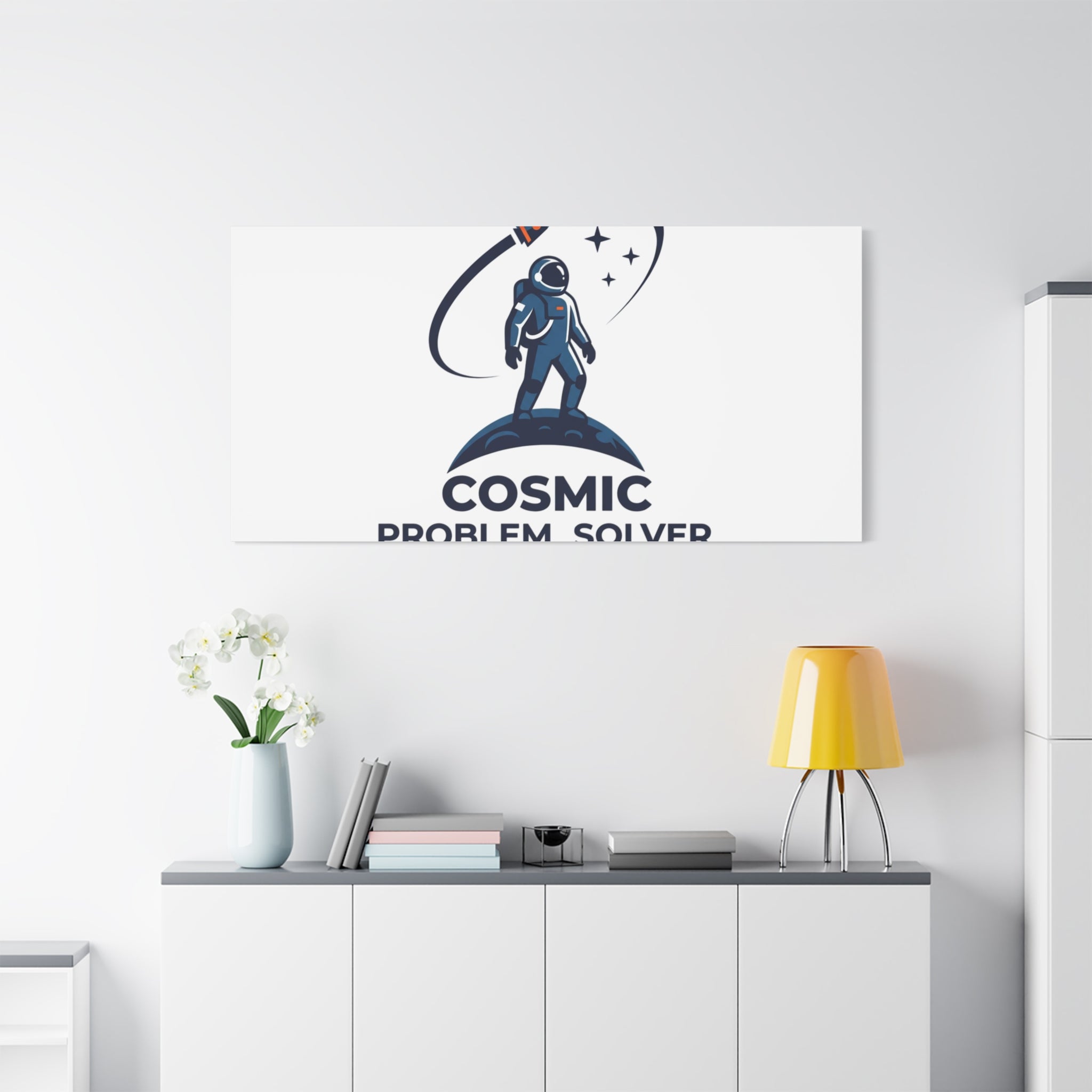 Cosmic Problem Solver Canvas | Space, Astronaut, Mission Patch