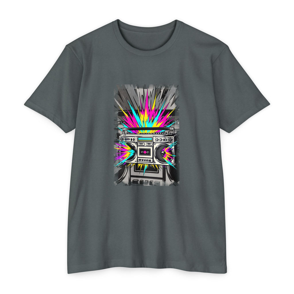 Retro Boombox Explosion T-Shirt