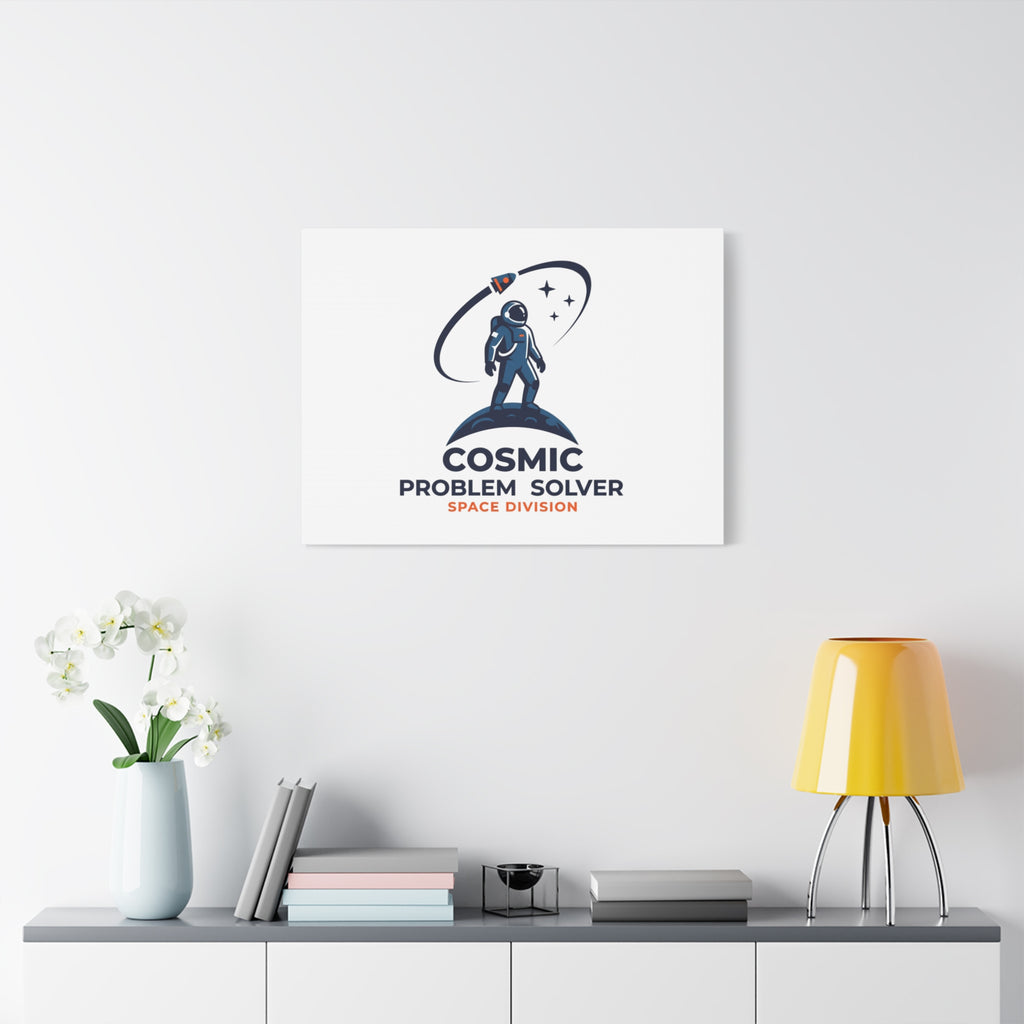 Cosmic Problem Solver Canvas | Space, Astronaut, Mission Patch