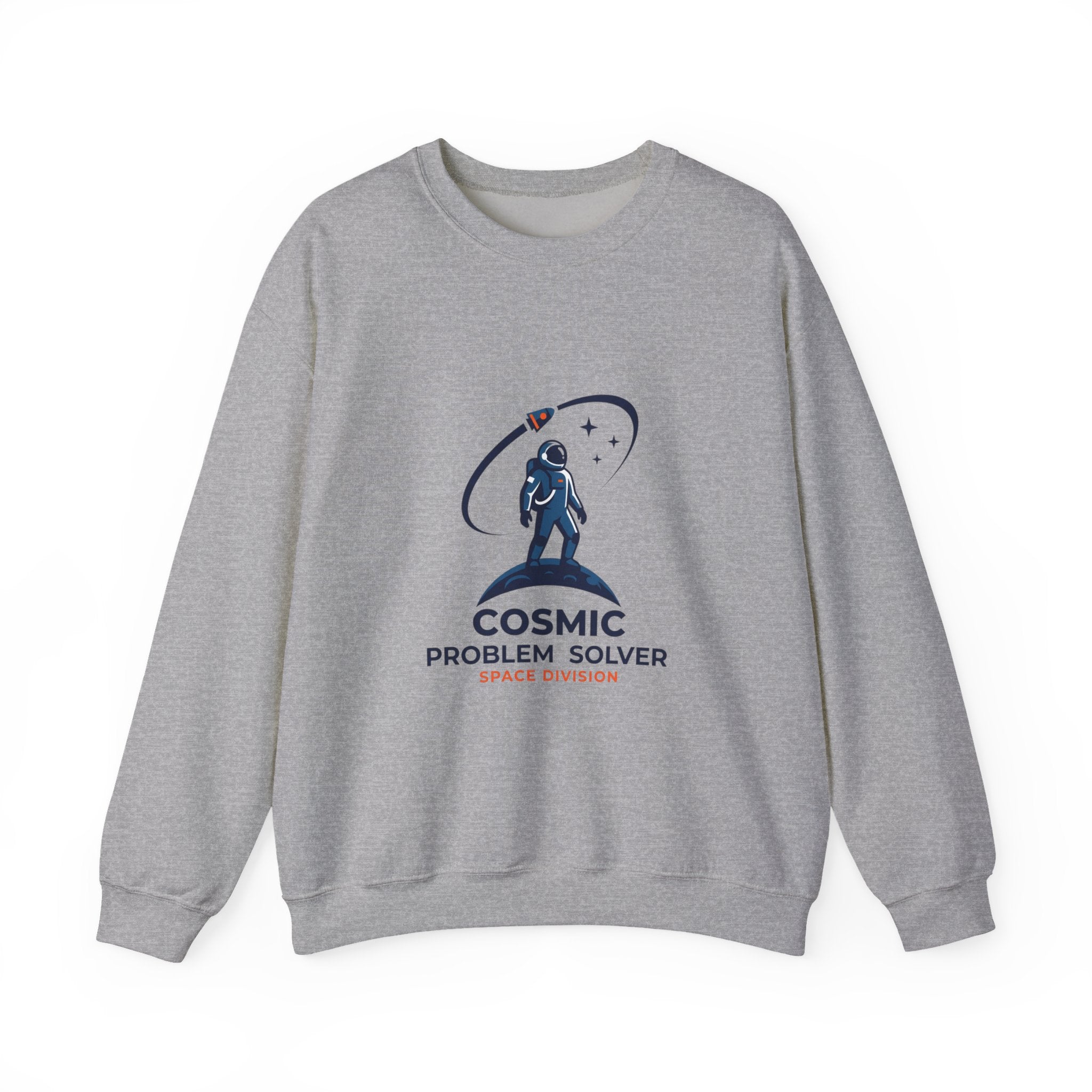 Cosmic Problem Solver Crewneck, Space Astronaut Mission Patch, science nerd