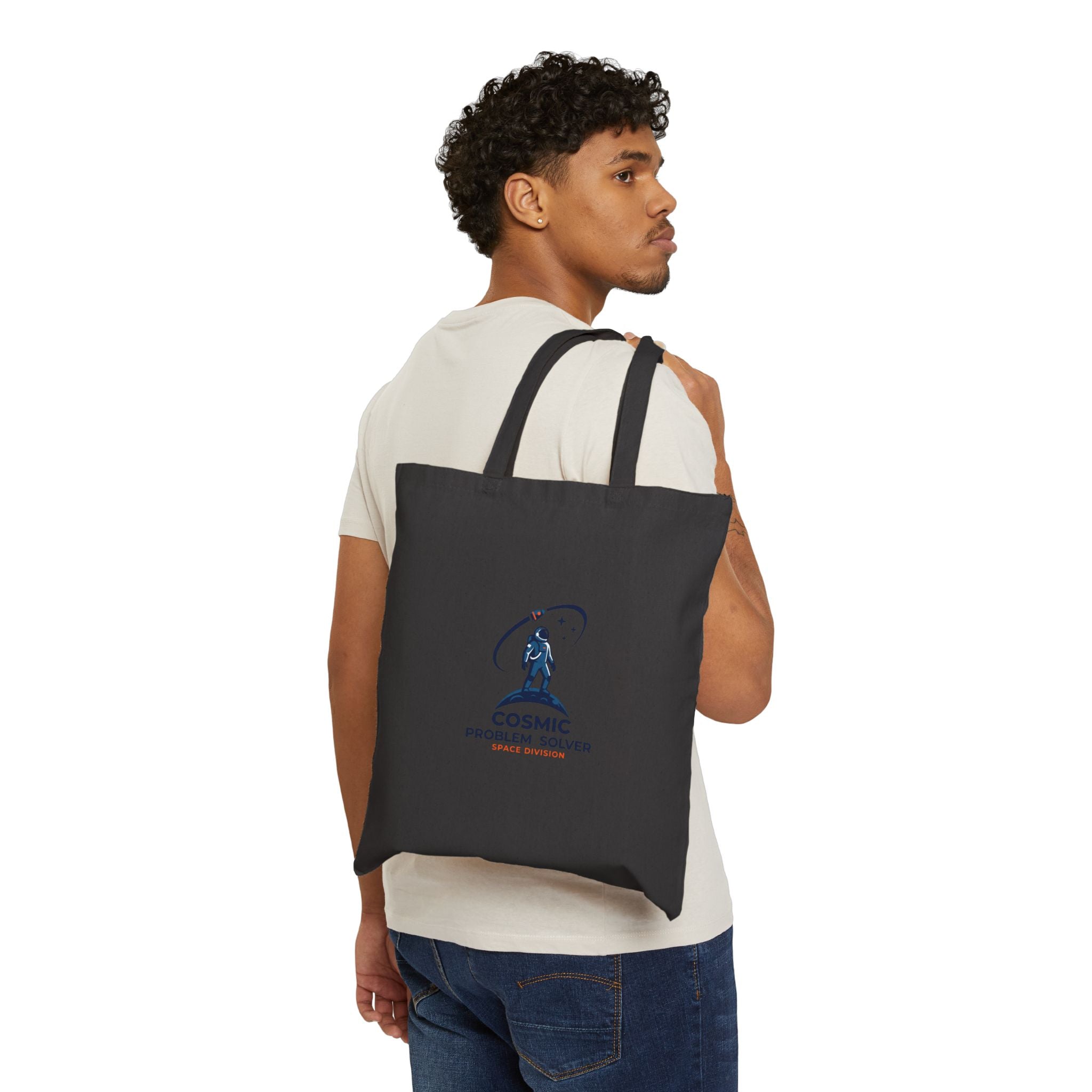 Cosmic Problem Solver Tote | mission patch, astronaut science nerd