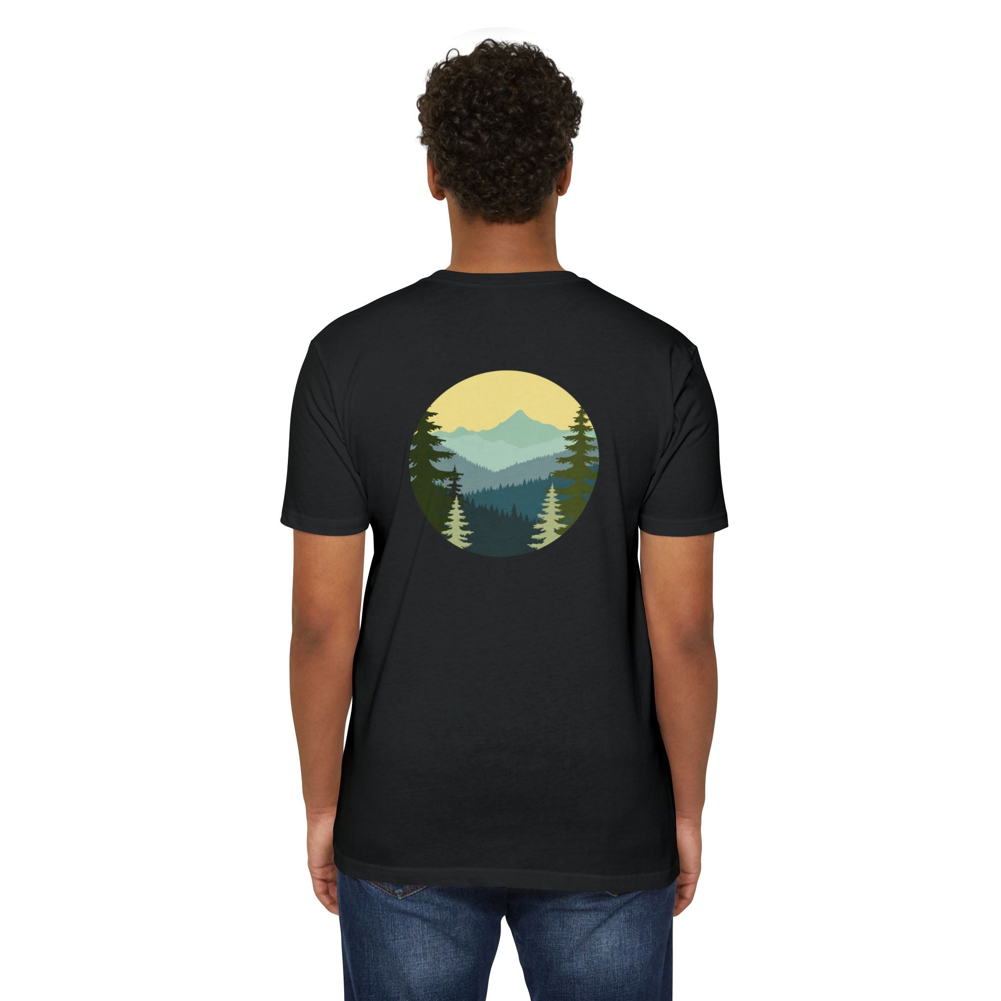 Pacific Northwest Retro Layered Mountains T-Shirt