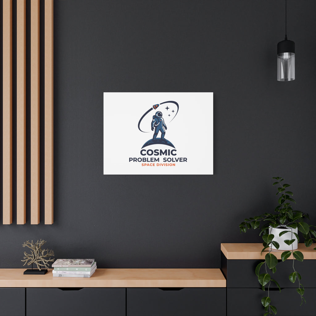Cosmic Problem Solver Canvas | Space, Astronaut, Mission Patch