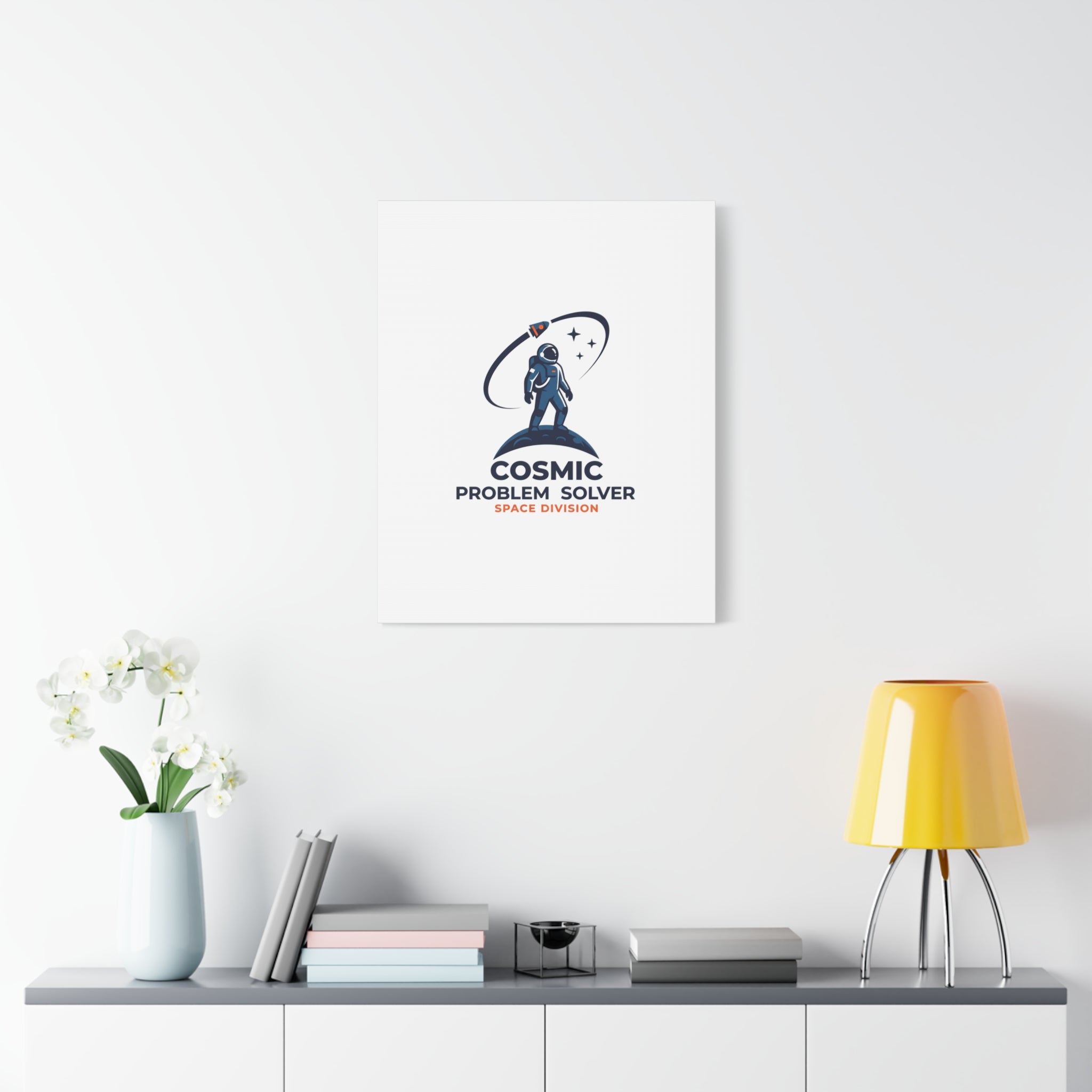 Cosmic Problem Solver Canvas | Space, Astronaut, Mission Patch