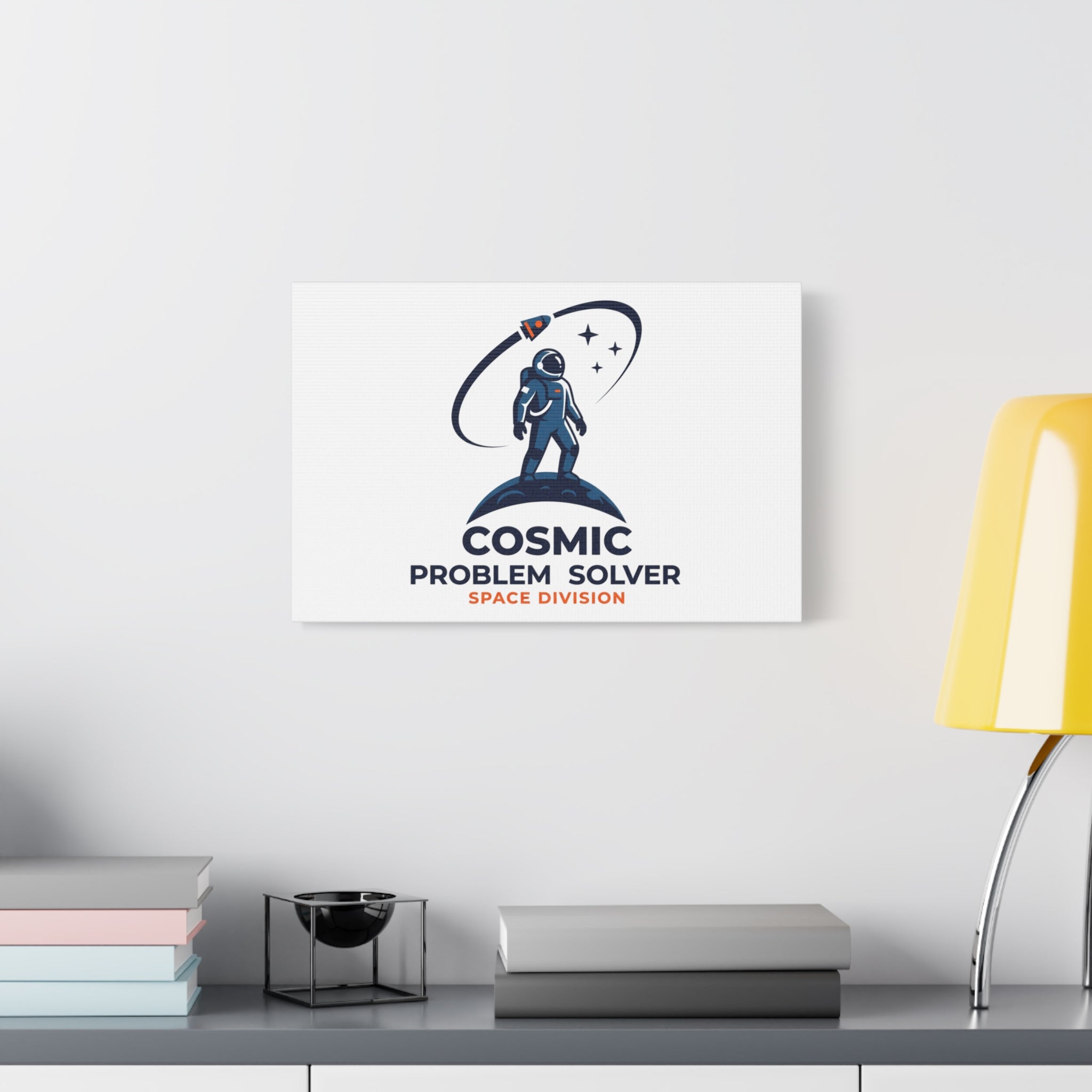Cosmic Problem Solver Canvas | Space, Astronaut, Mission Patch