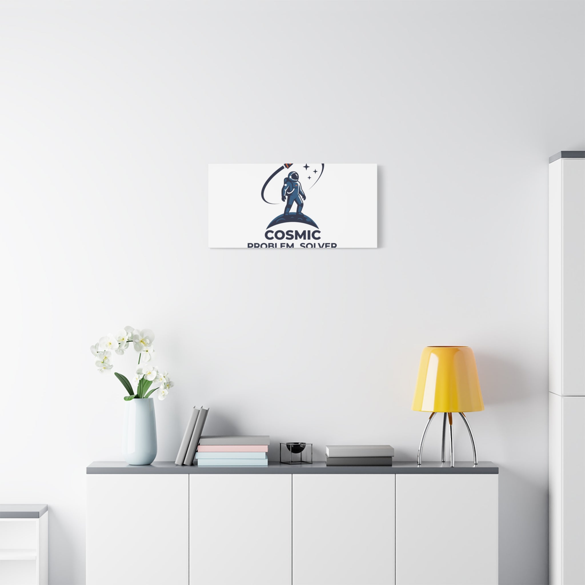 Cosmic Problem Solver Canvas | Space, Astronaut, Mission Patch