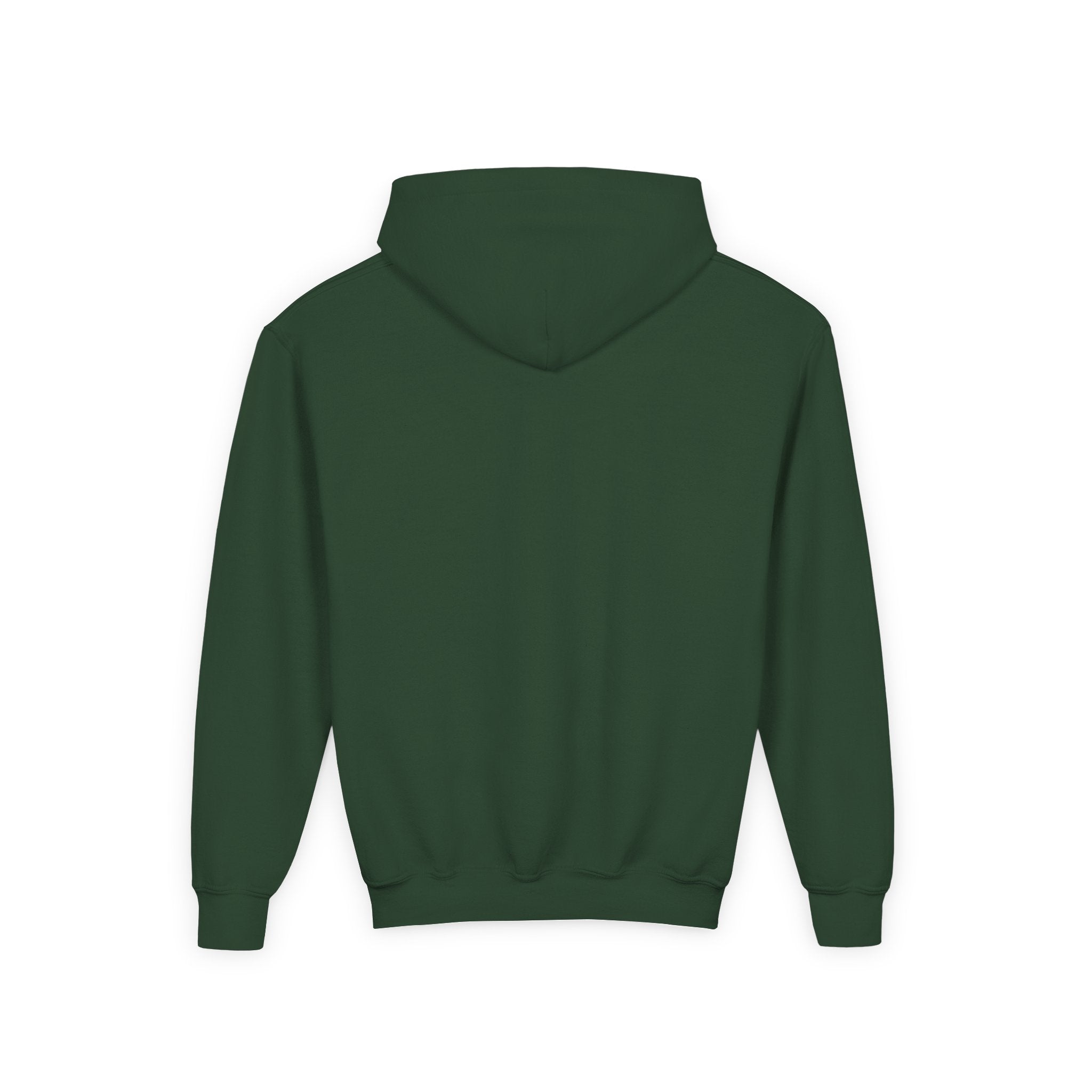 Youth Alien Hoodie – Cute Waving Green Alien Kids Sweatshirt