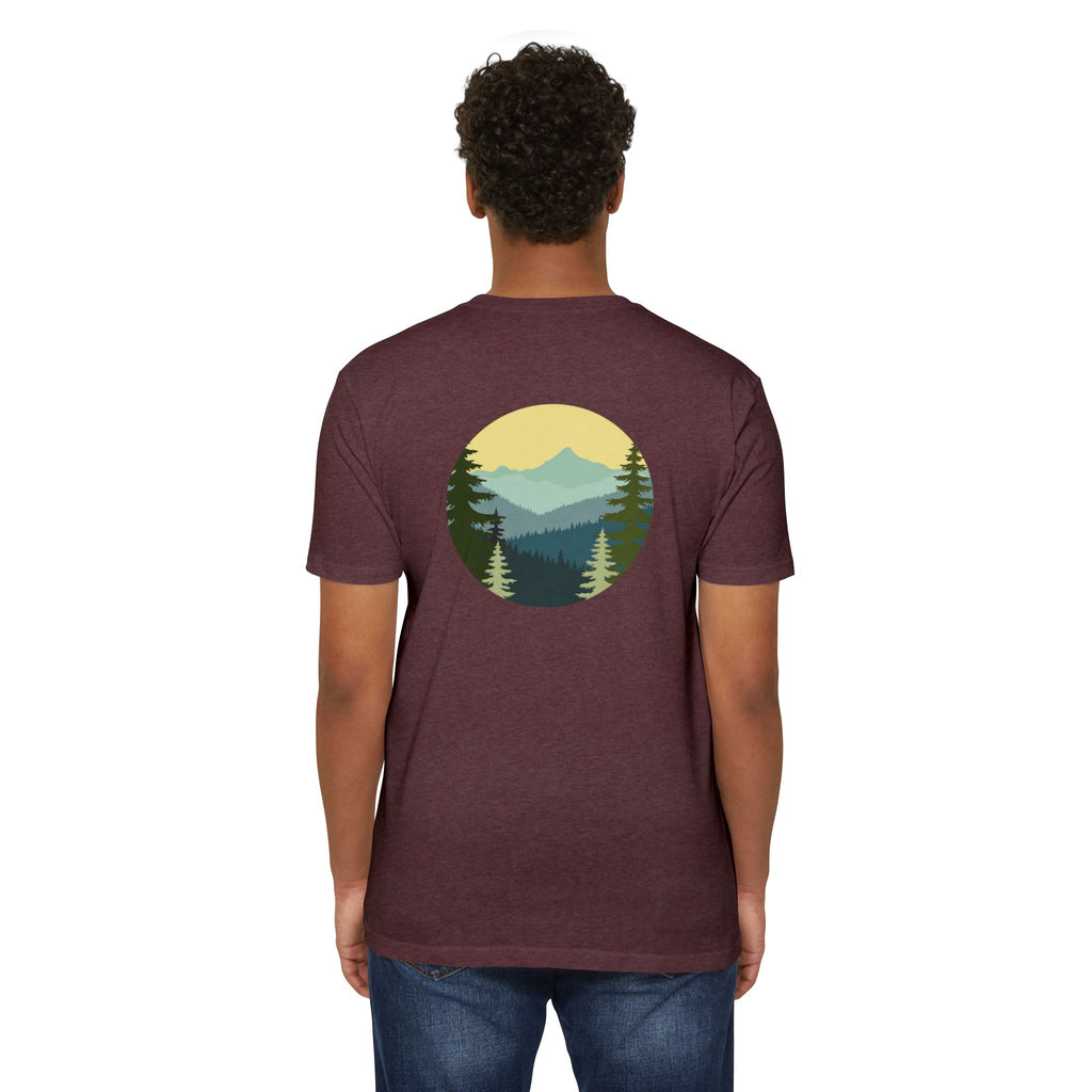 Pacific Northwest Retro Layered Mountains T-Shirt