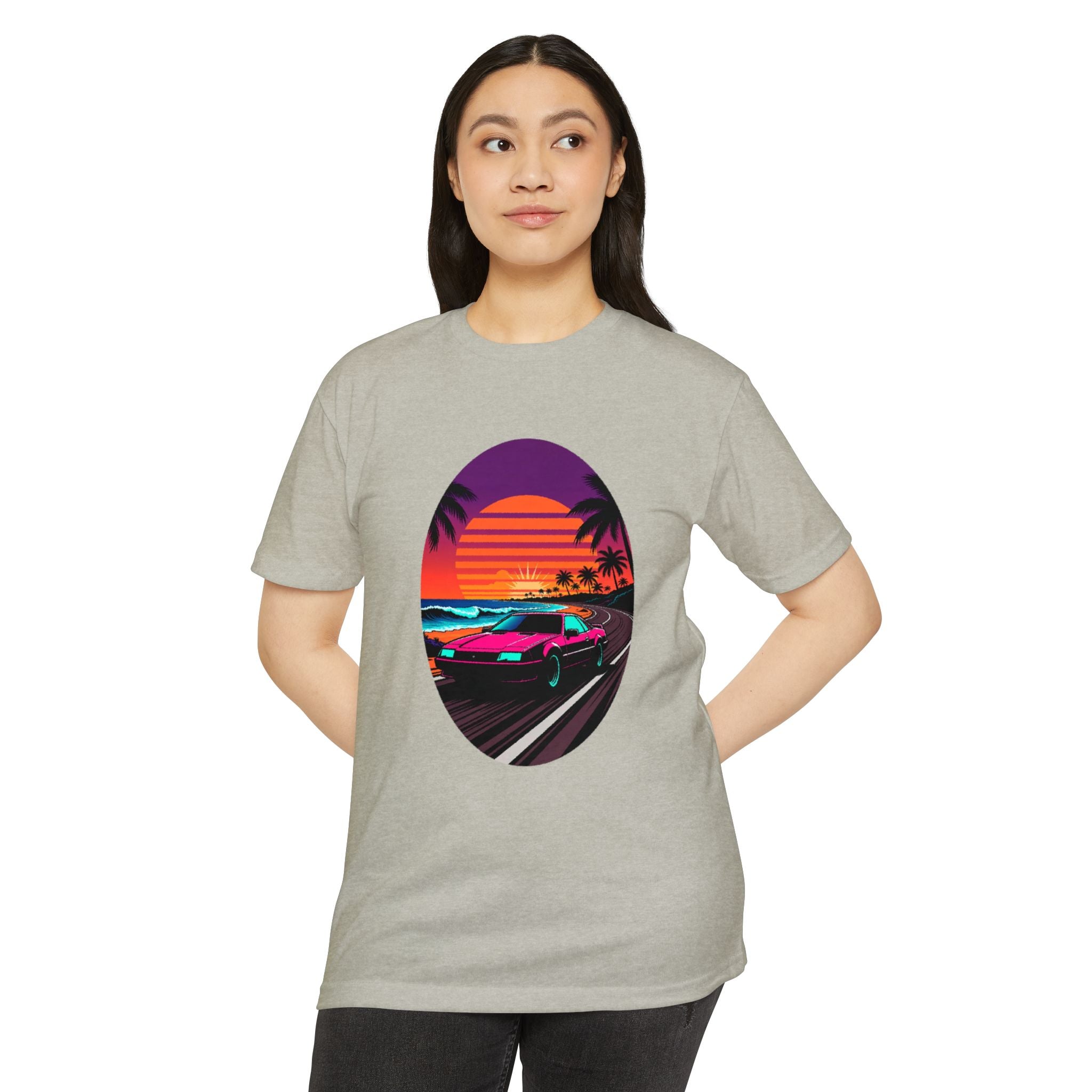 Retro Sunset Racer T-Shirt