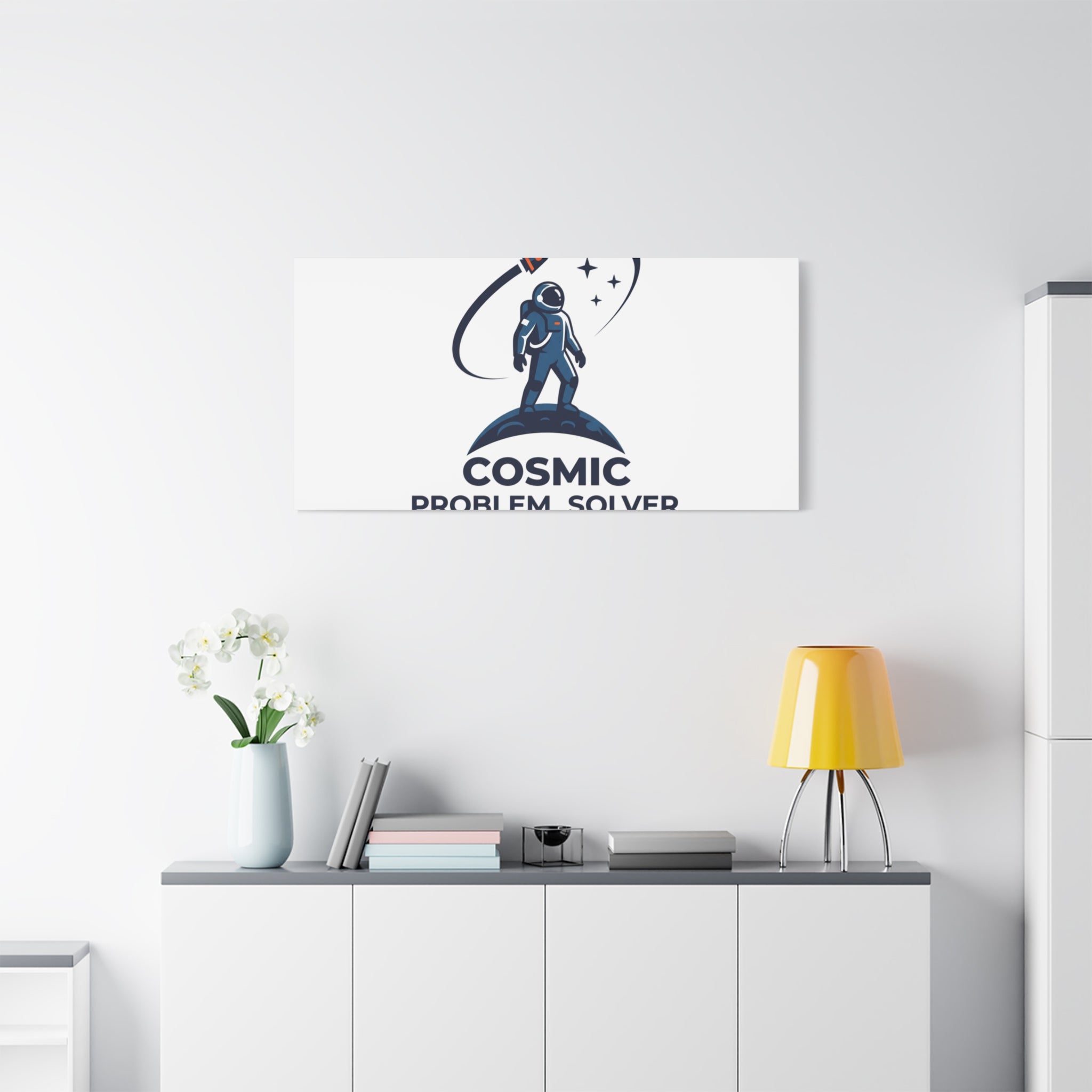 Cosmic Problem Solver Canvas | Space, Astronaut, Mission Patch