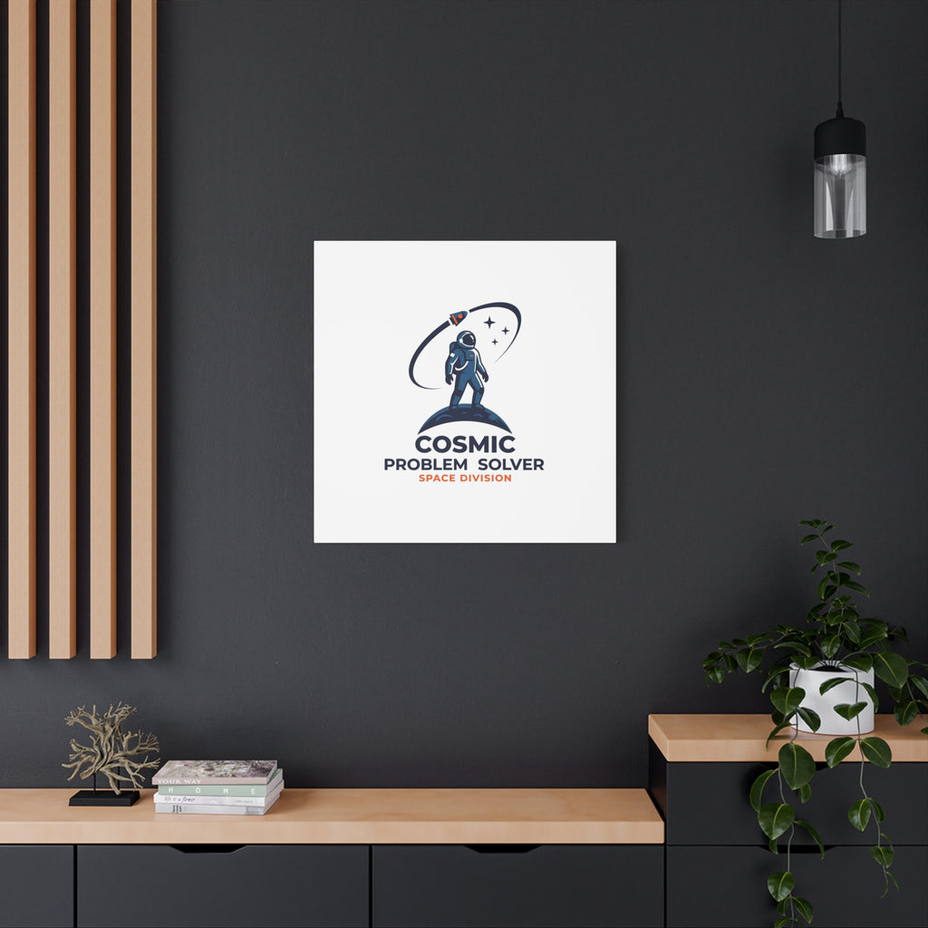 Cosmic Problem Solver Canvas | Space, Astronaut, Mission Patch