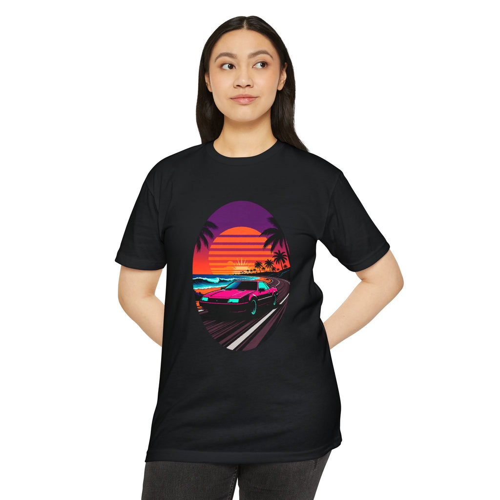 Retro Sunset Racer T-Shirt