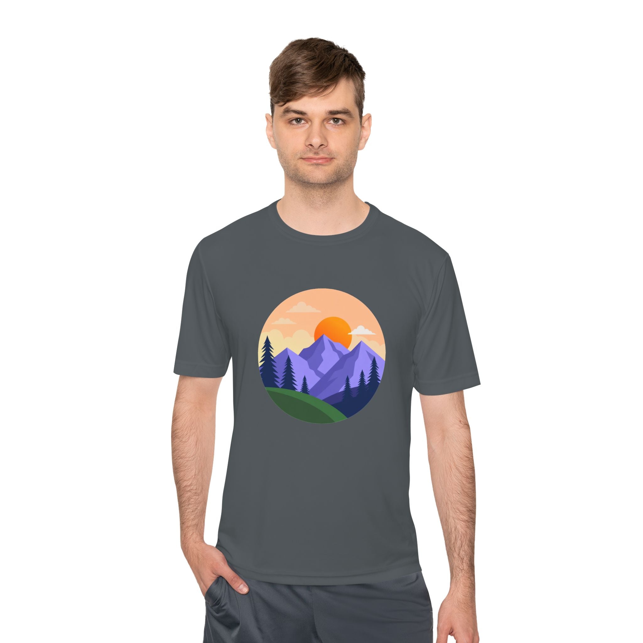 Retro PNW Tee — Colorful Pacific Northwest Graphic Shirt
