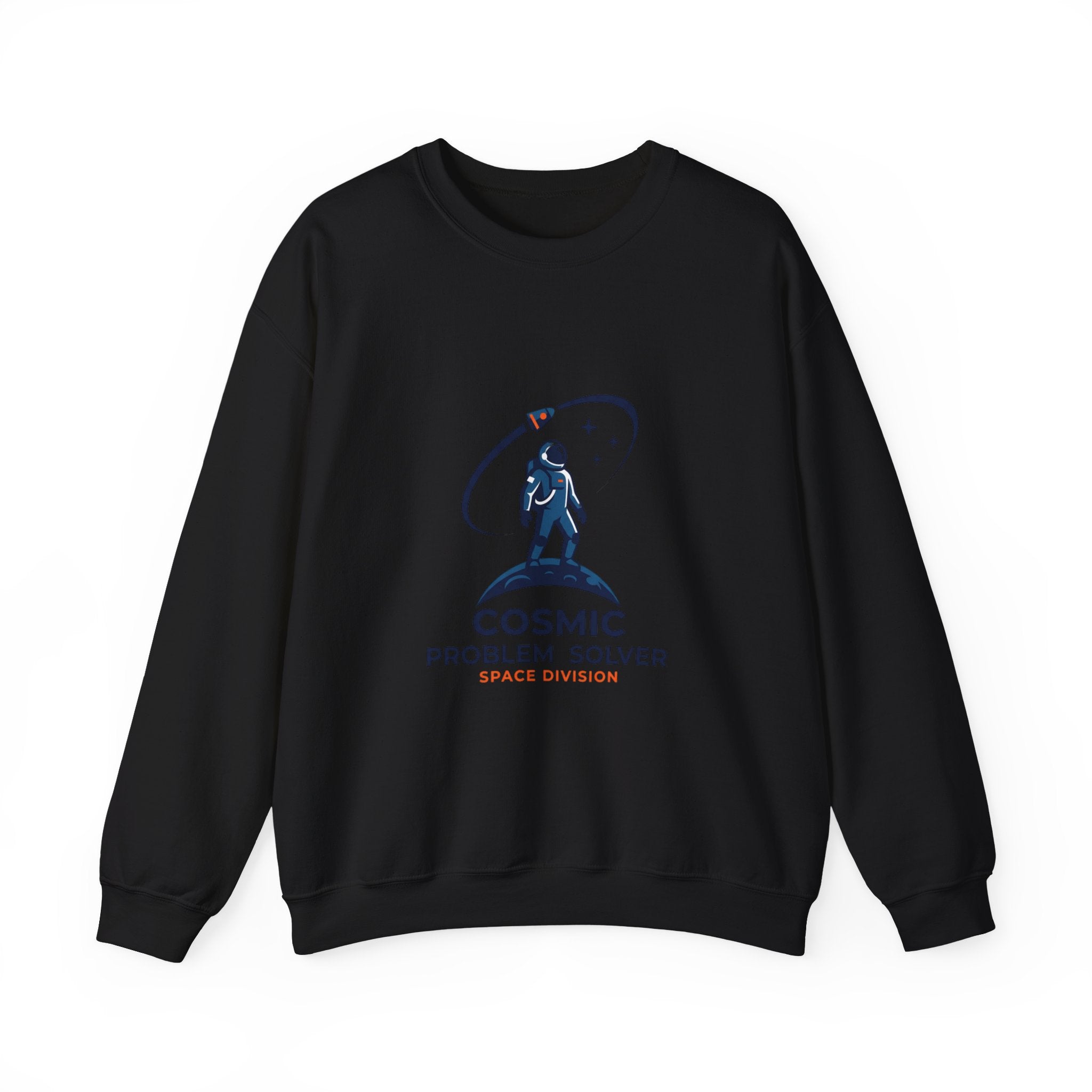 Cosmic Problem Solver Crewneck, Space Astronaut Mission Patch, science nerd