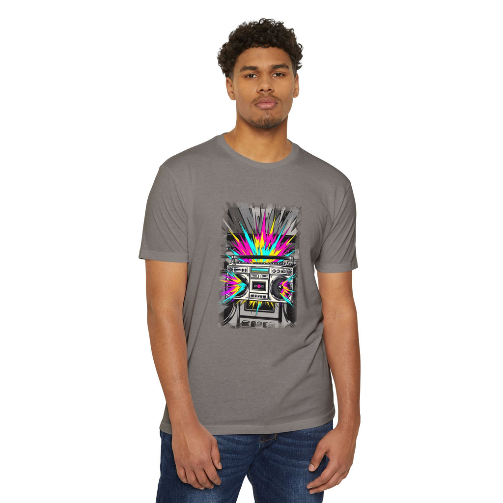 Retro Boombox Explosion T-Shirt