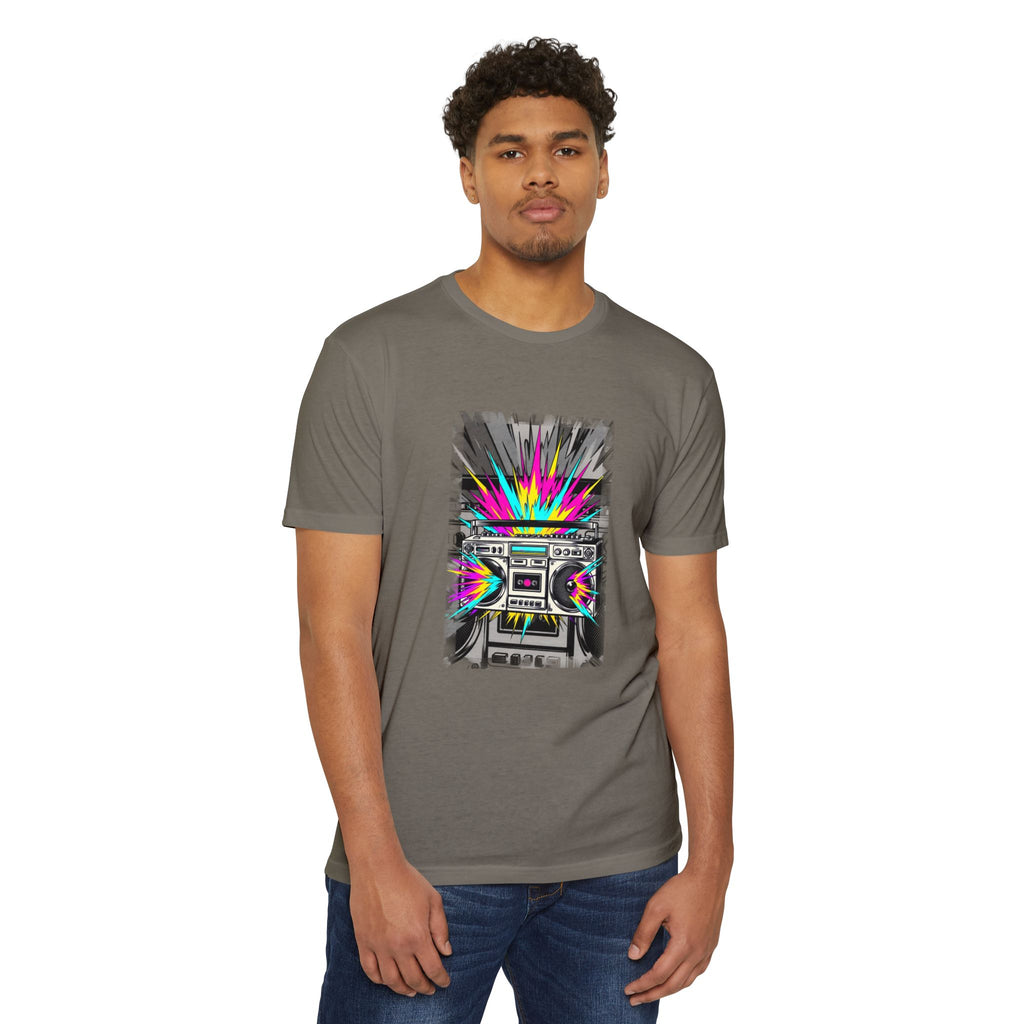 Retro Boombox Explosion T-Shirt