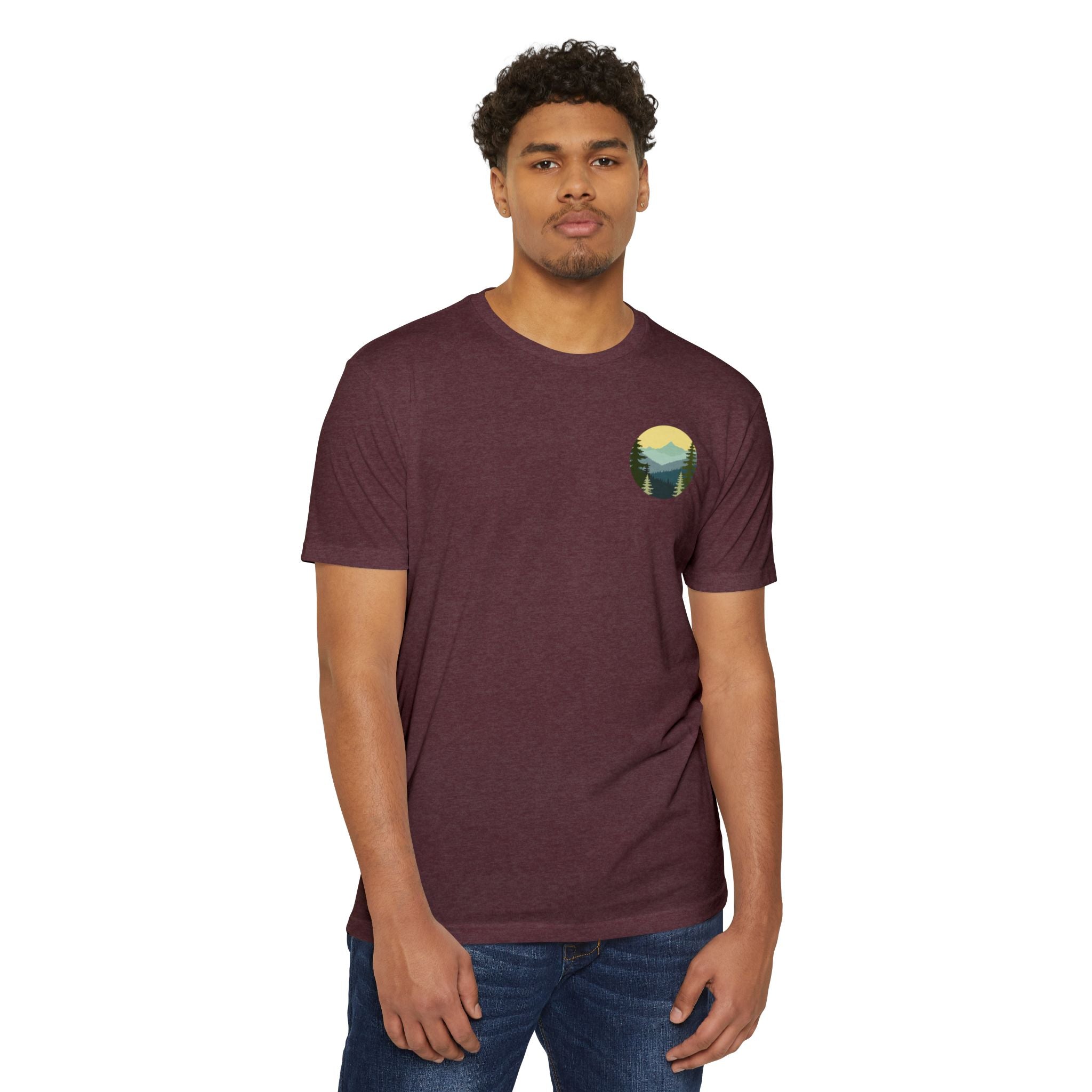 Pacific Northwest Retro Layered Mountains T-Shirt