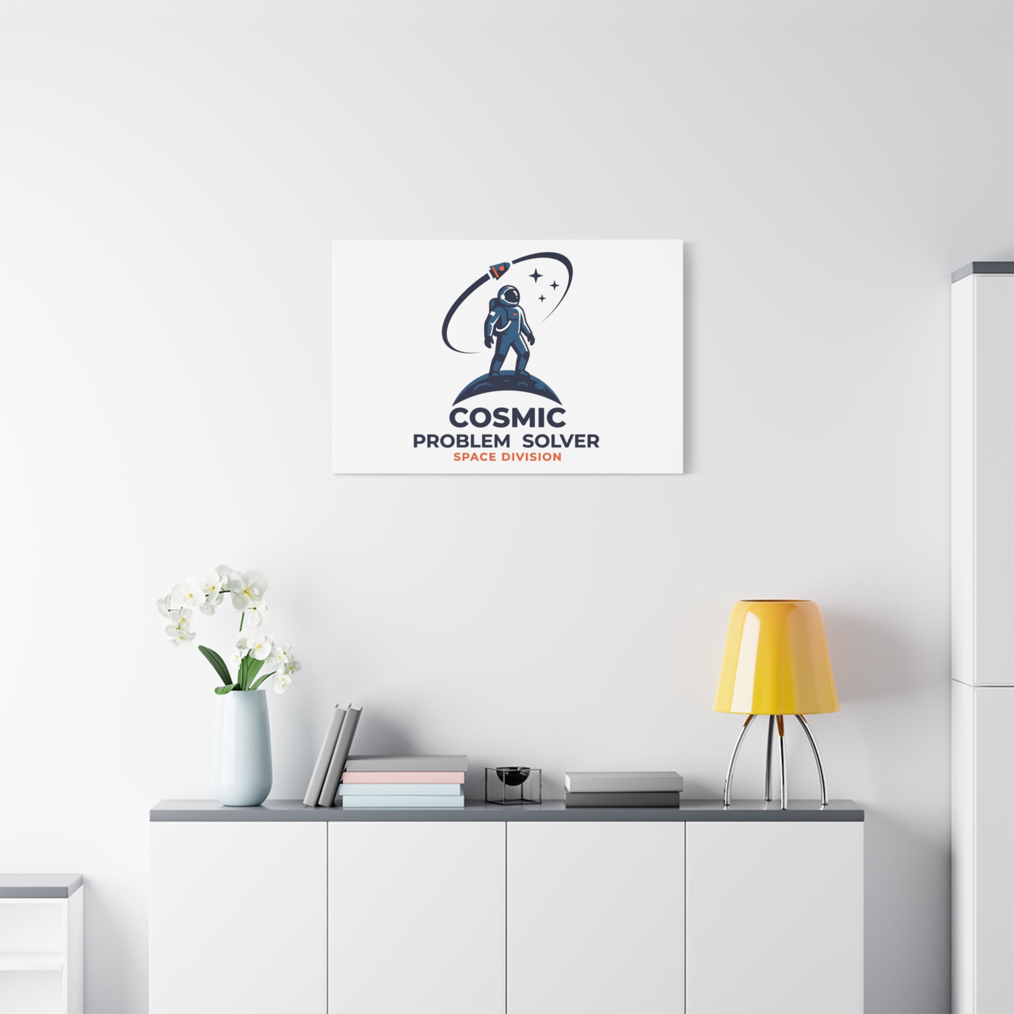 Cosmic Problem Solver Canvas | Space, Astronaut, Mission Patch