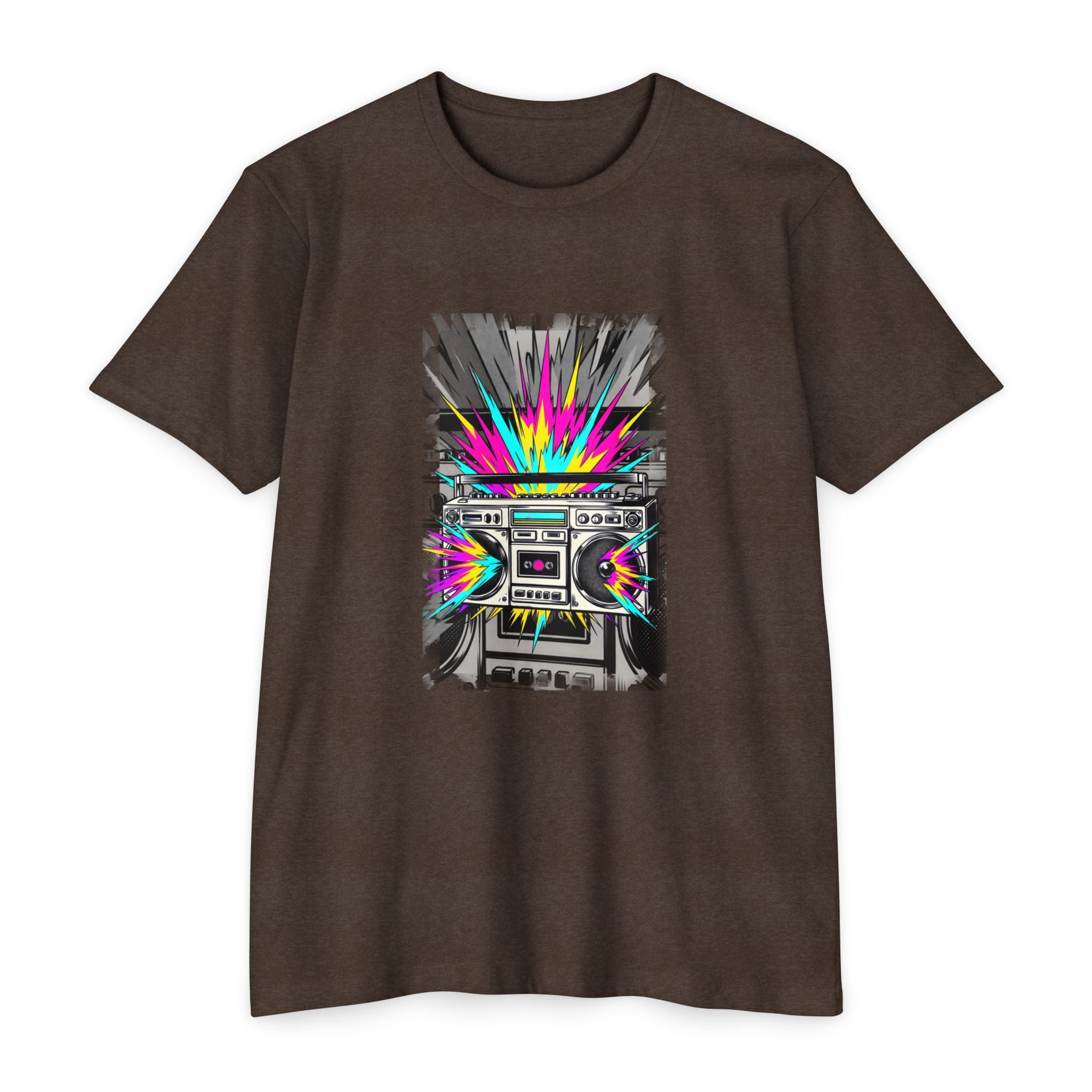 Retro Boombox Explosion T-Shirt