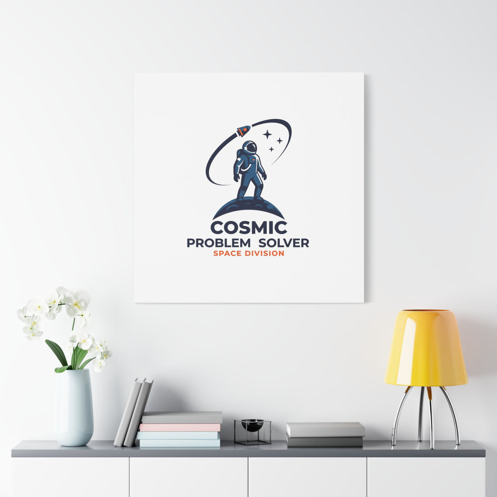 Cosmic Problem Solver Canvas | Space, Astronaut, Mission Patch