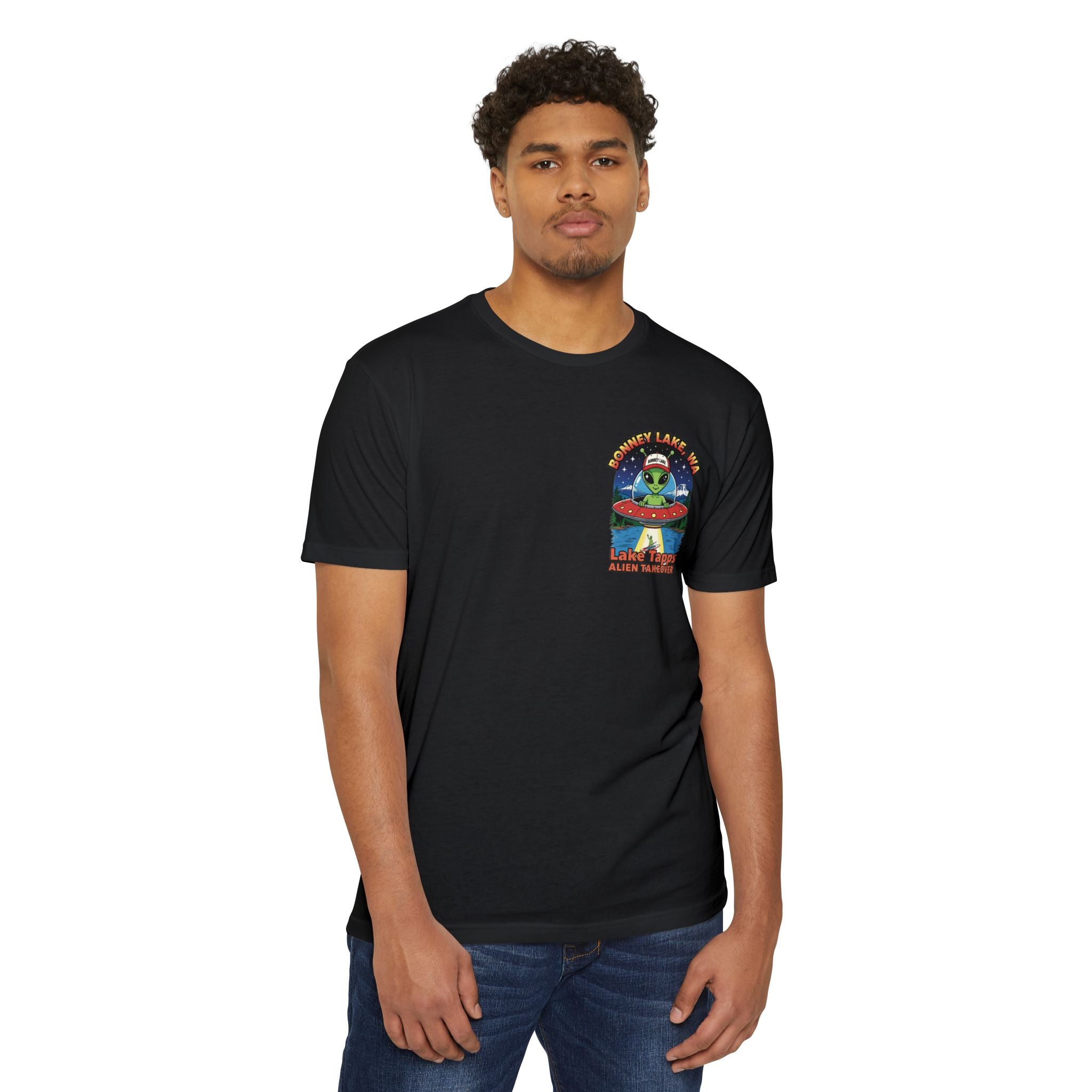Lake Tapps Alien T-Shirt — 'Bonney Lake, WA' Lake Tapps Alien Takeover Graphic Tee