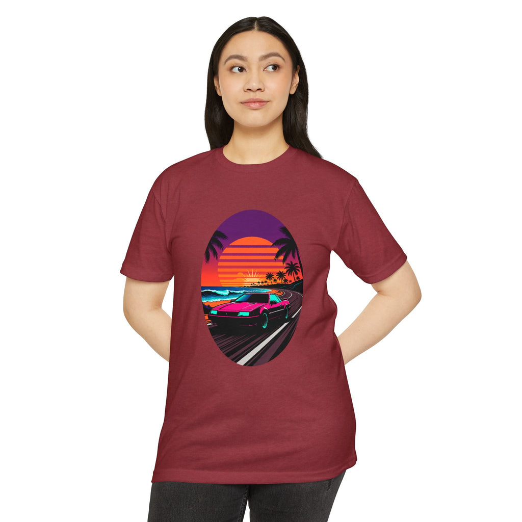 Retro Sunset Racer T-Shirt