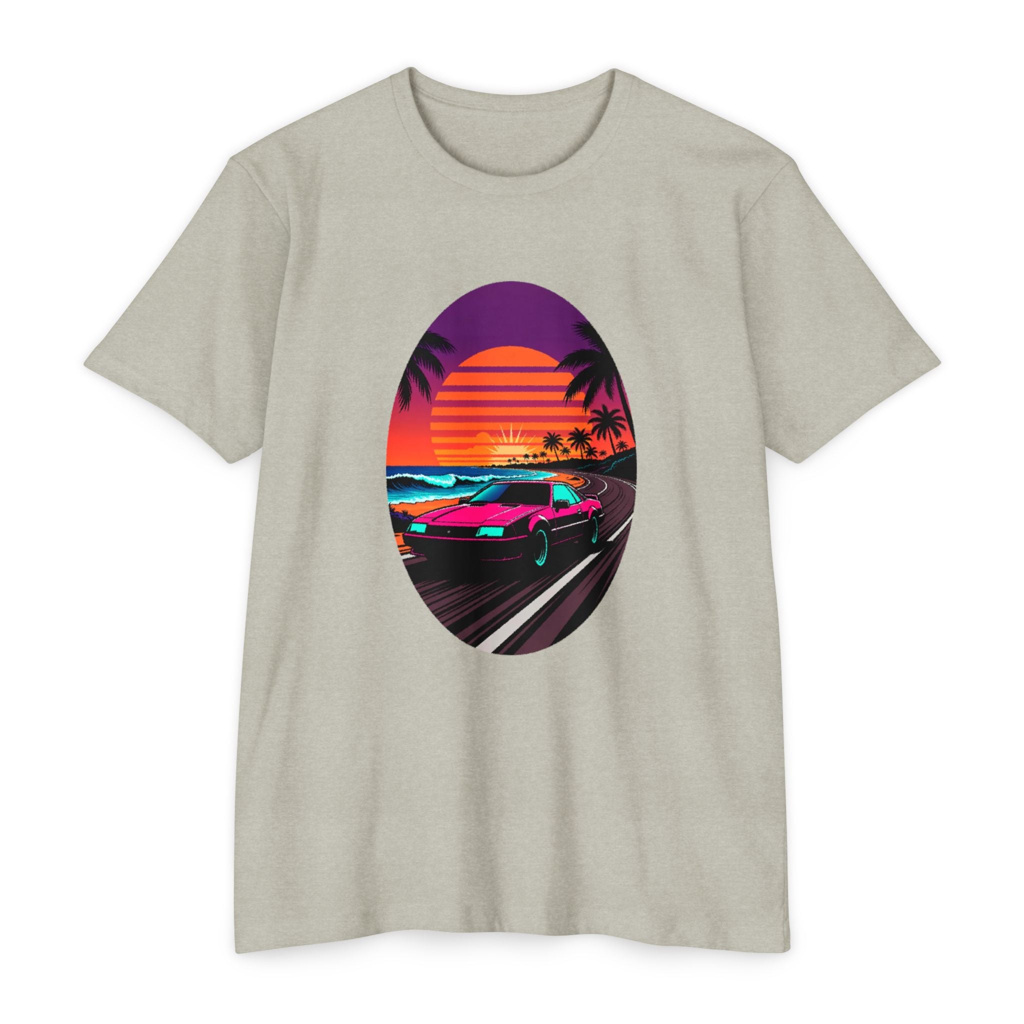 Retro Sunset Racer T-Shirt