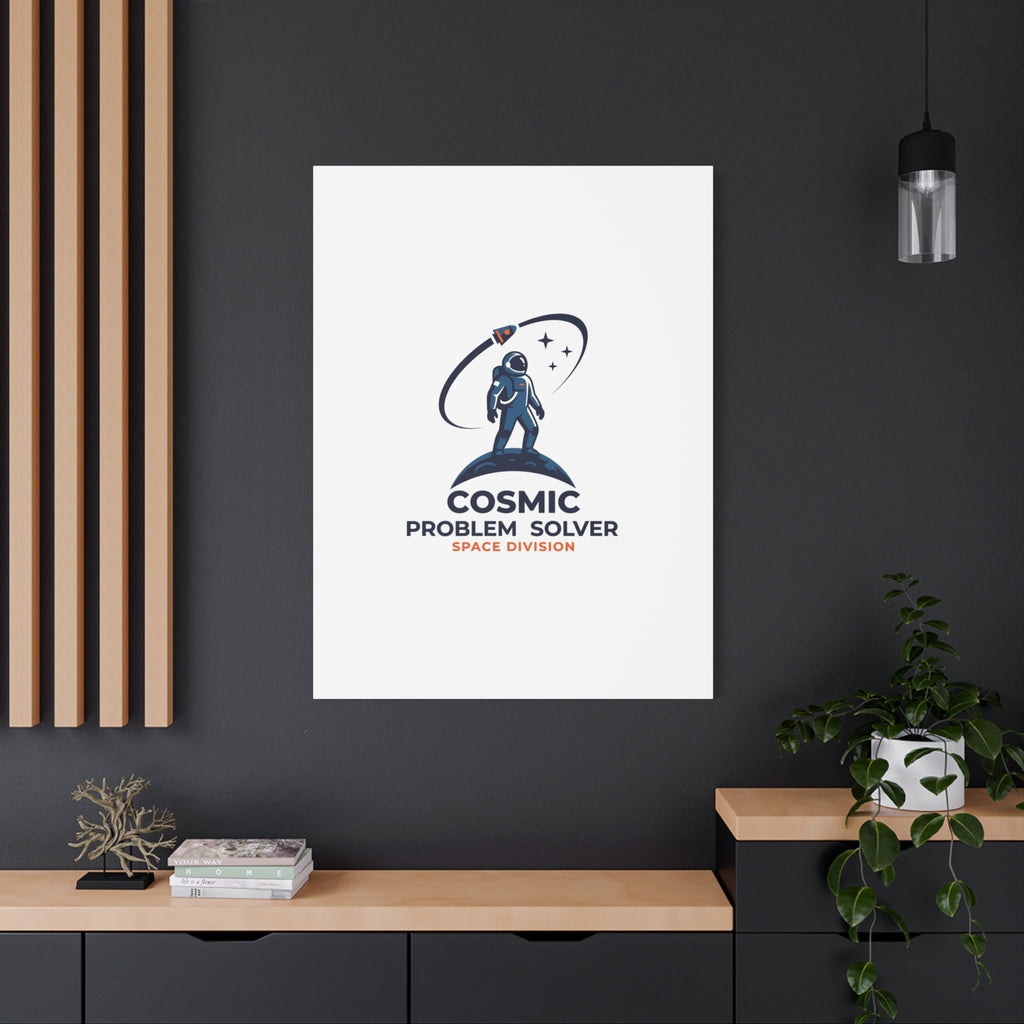 Cosmic Problem Solver Canvas | Space, Astronaut, Mission Patch
