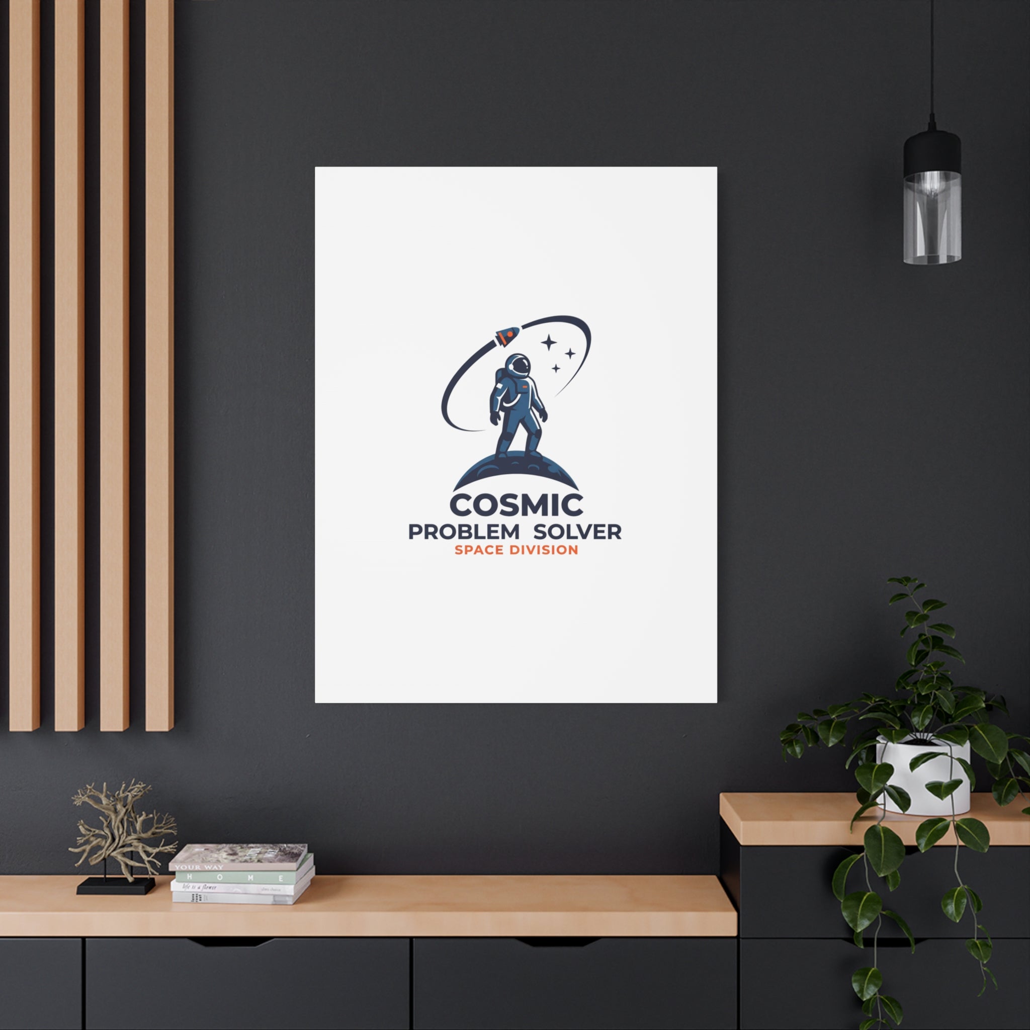 Cosmic Problem Solver Canvas | Space, Astronaut, Mission Patch