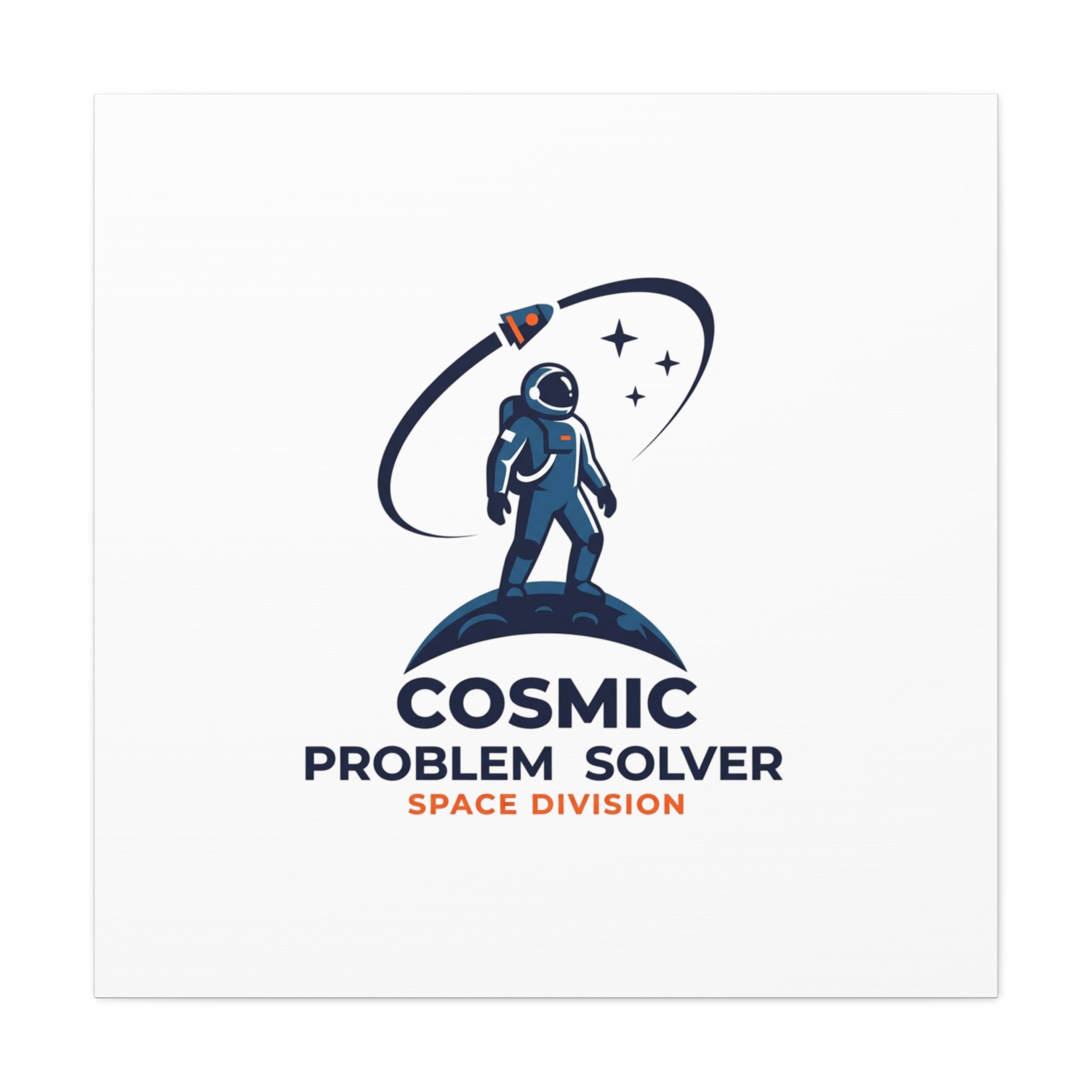 Cosmic Problem Solver Canvas | Space, Astronaut, Mission Patch