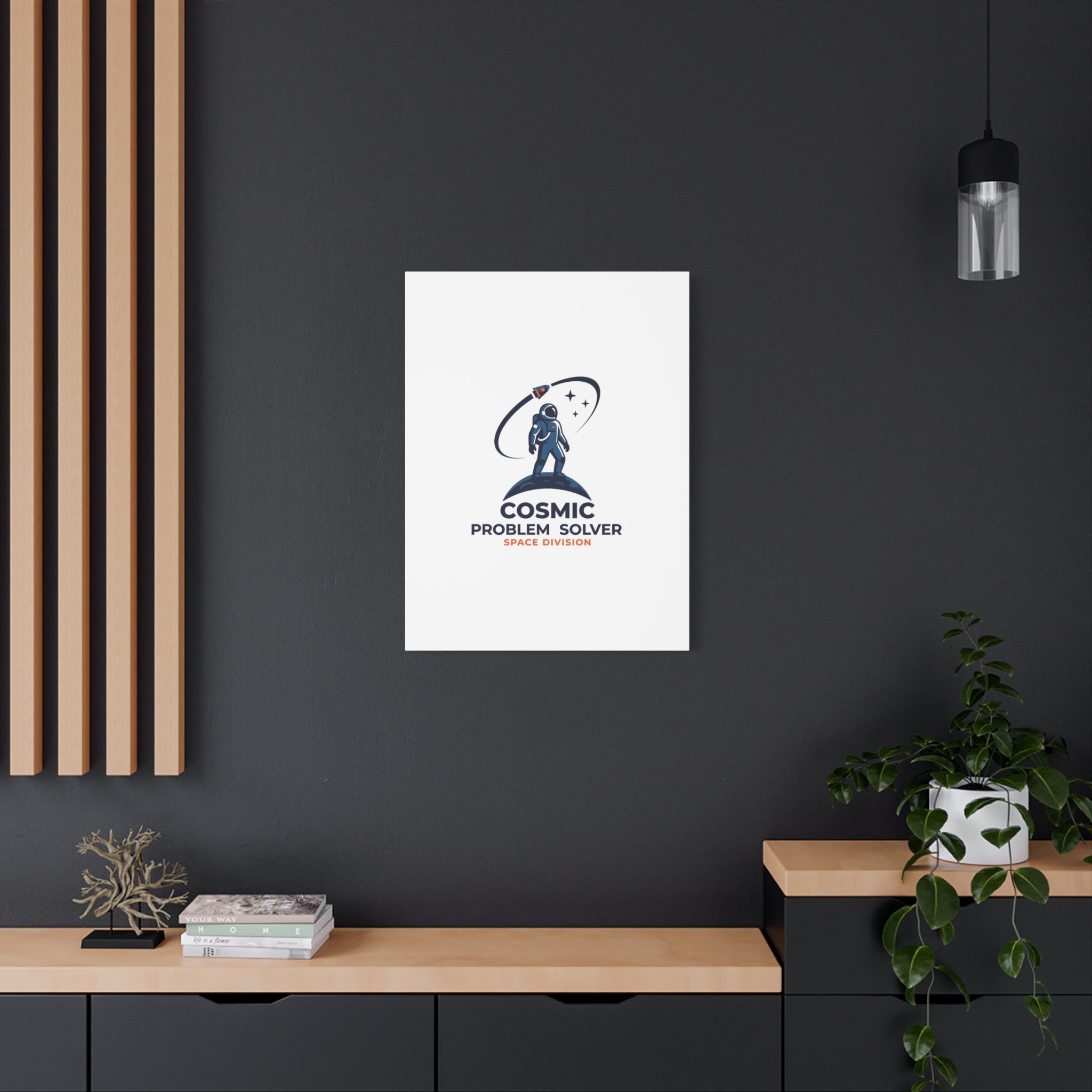 Cosmic Problem Solver Canvas | Space, Astronaut, Mission Patch