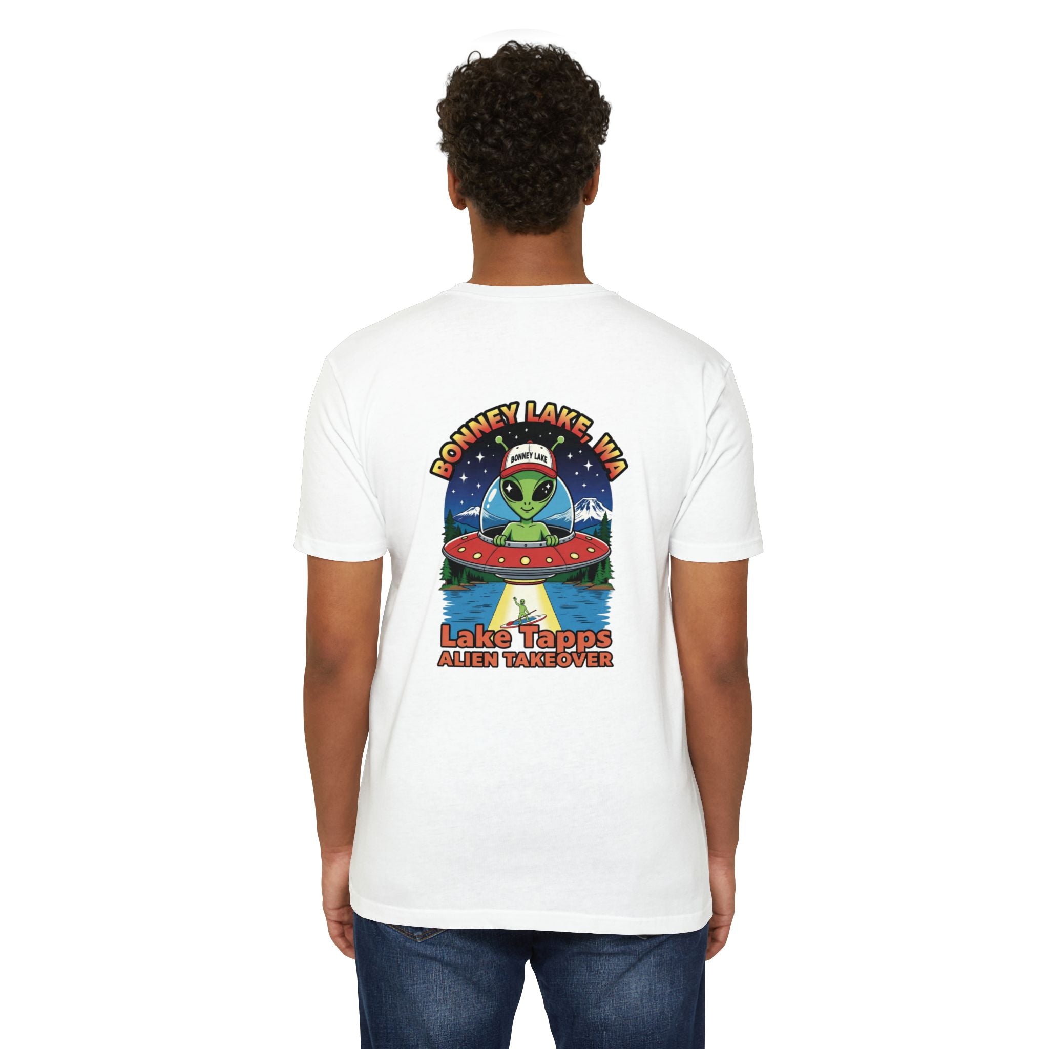 Lake Tapps Alien T-Shirt — 'Bonney Lake, WA' Lake Tapps Alien Takeover Graphic Tee