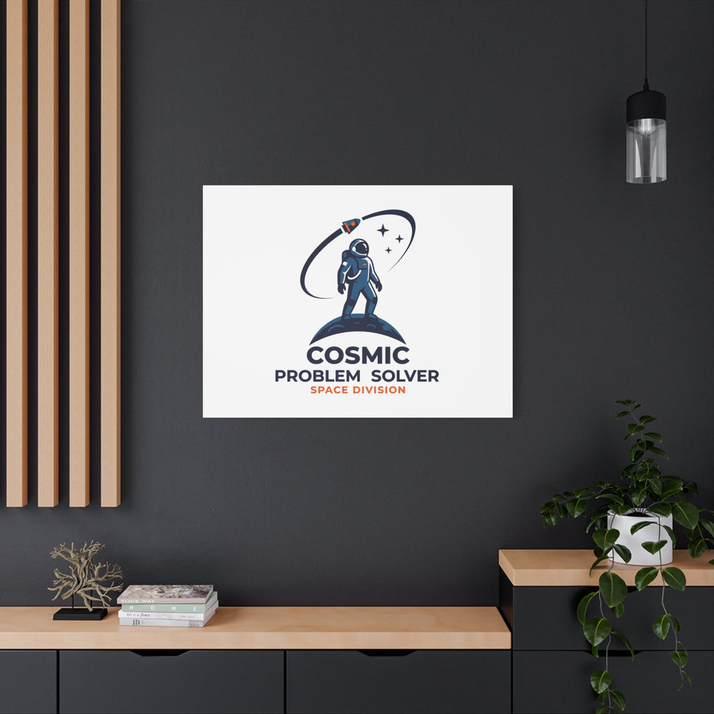 Cosmic Problem Solver Canvas | Space, Astronaut, Mission Patch