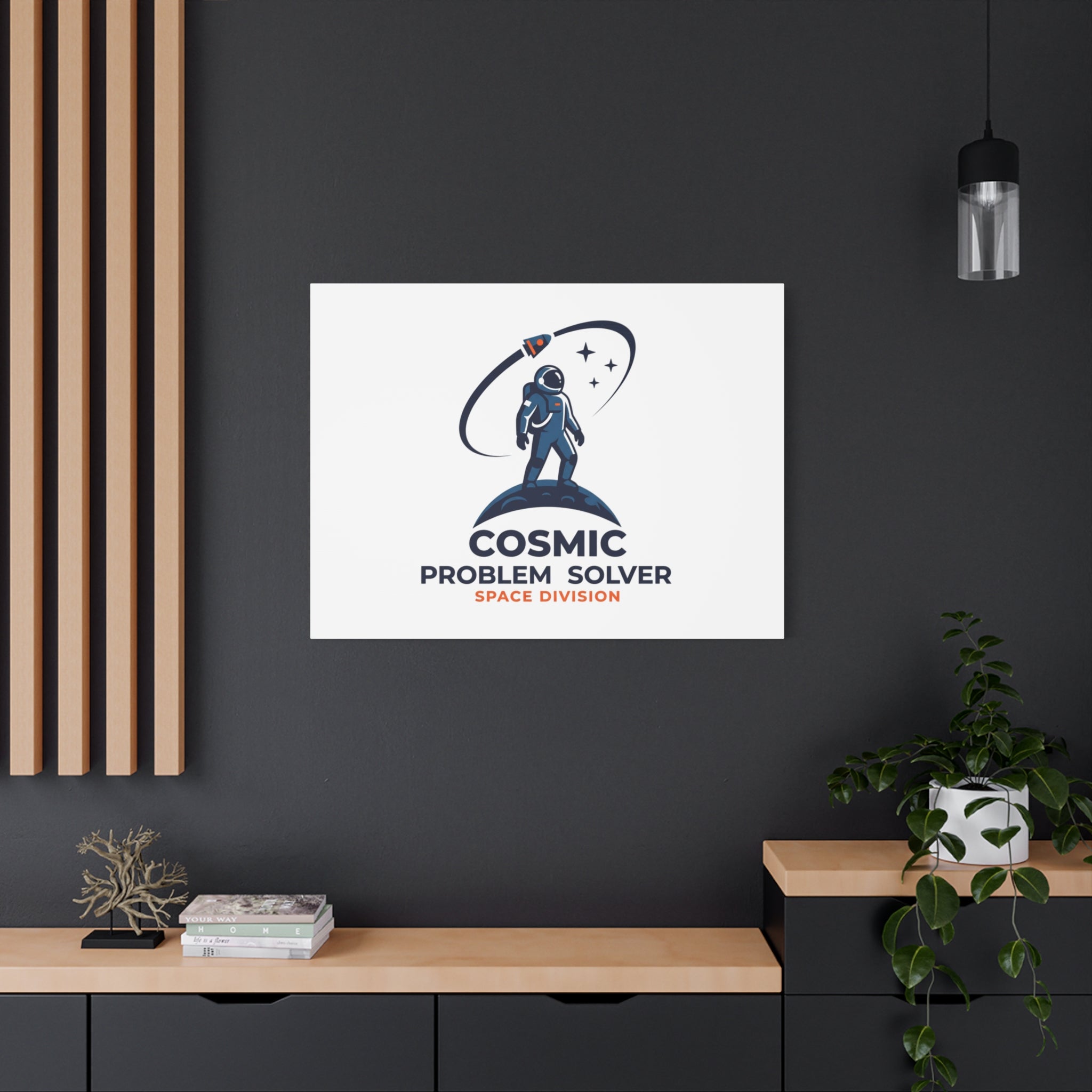 Cosmic Problem Solver Canvas | Space, Astronaut, Mission Patch