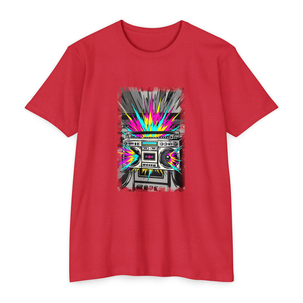 Retro Boombox Explosion T-Shirt