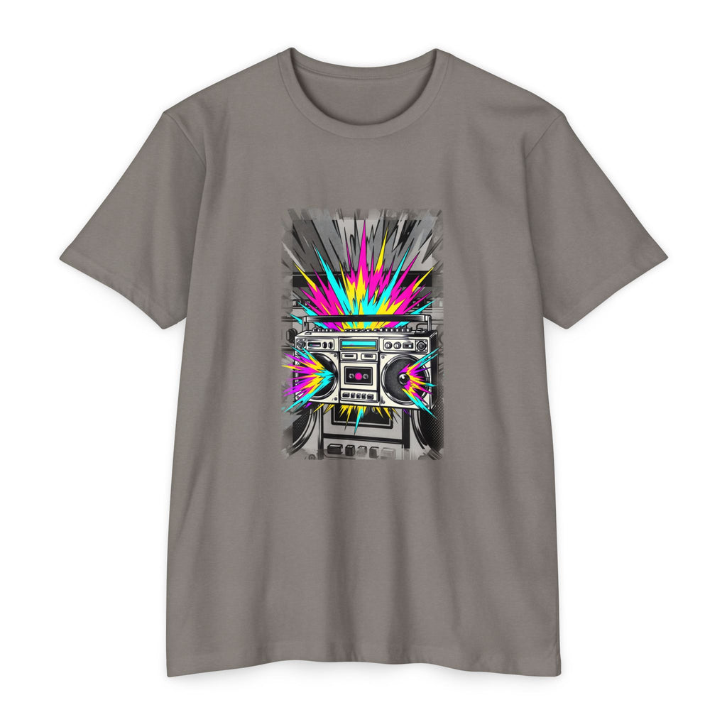 Retro Boombox Explosion T-Shirt
