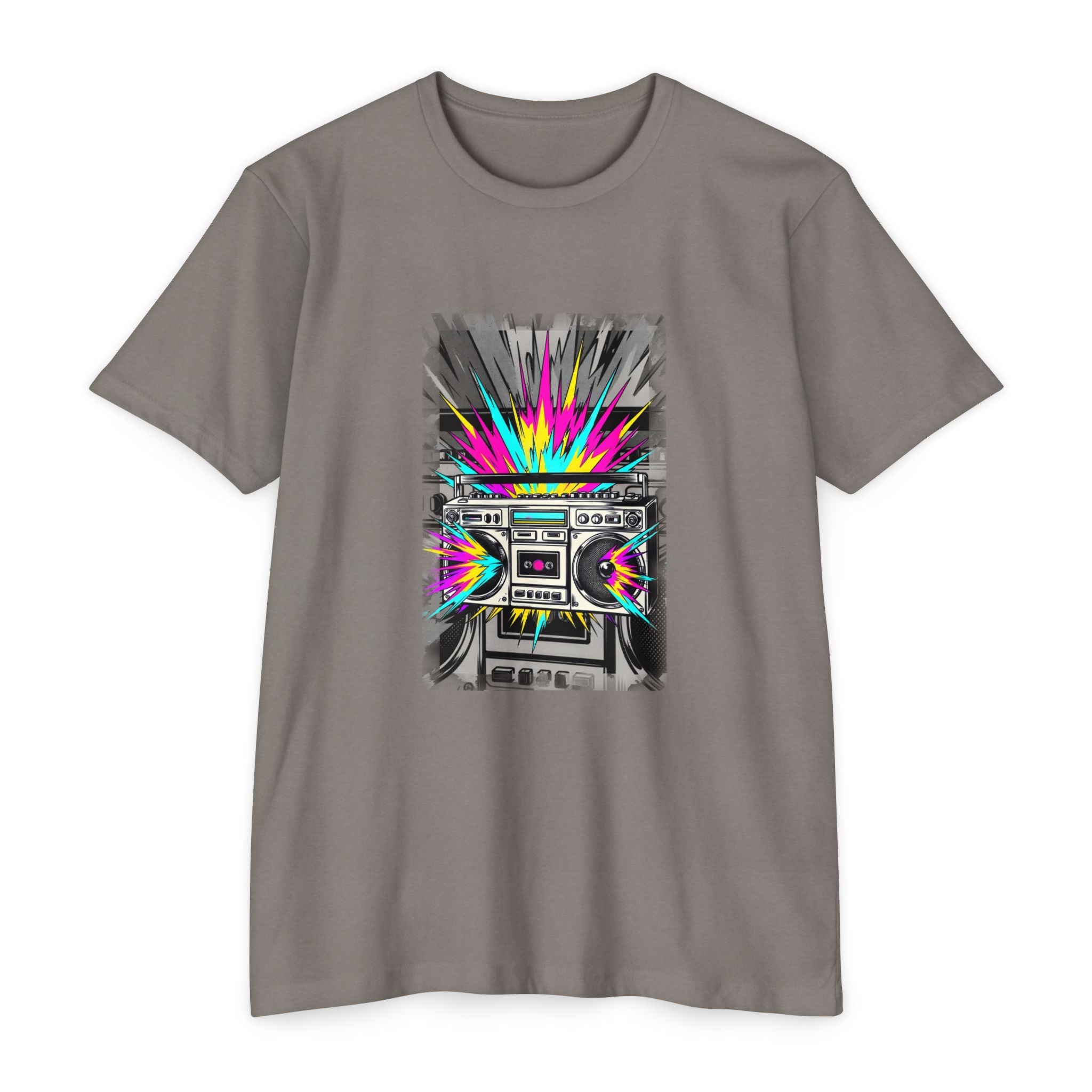 Retro Boombox Explosion T-Shirt