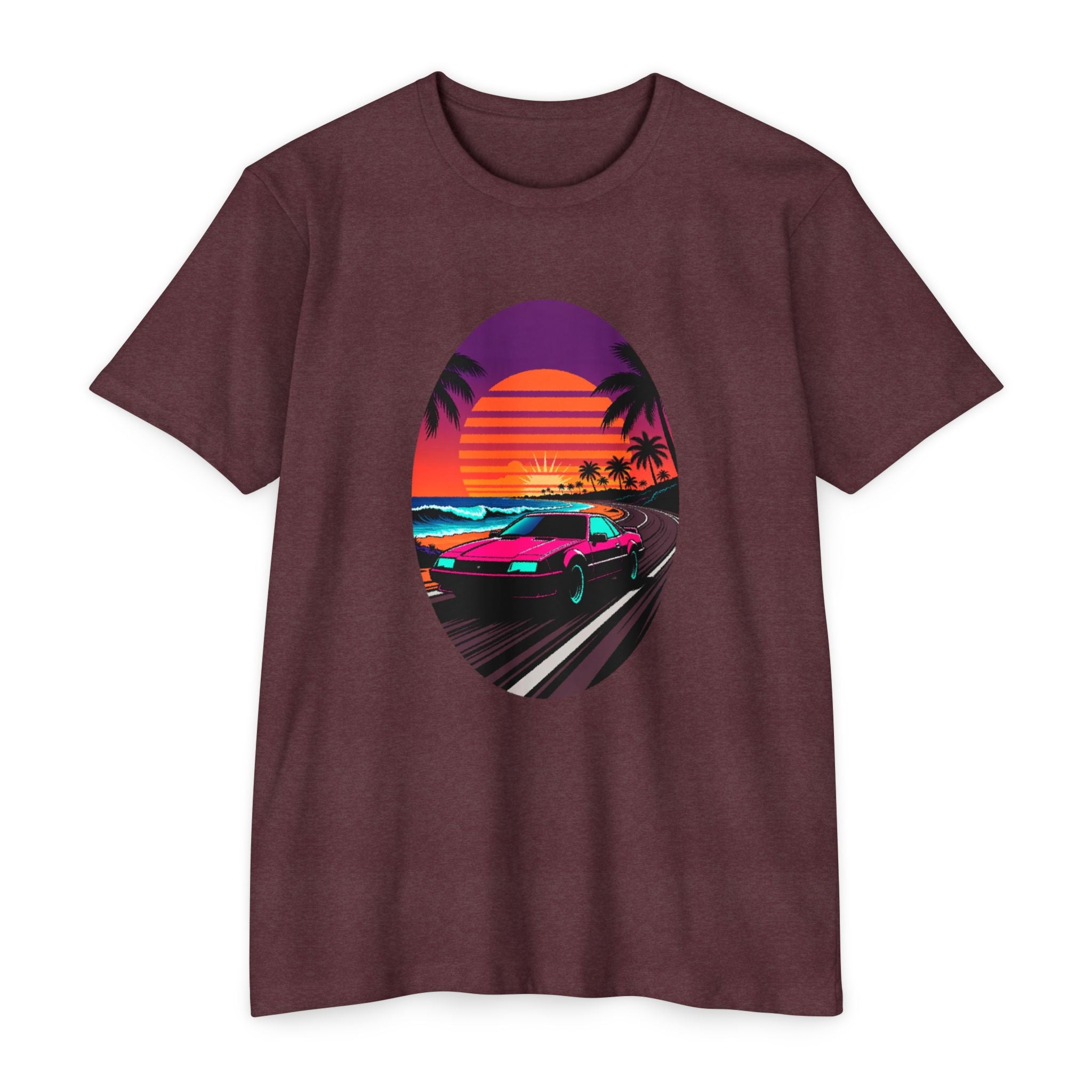 Retro Sunset Racer T-Shirt