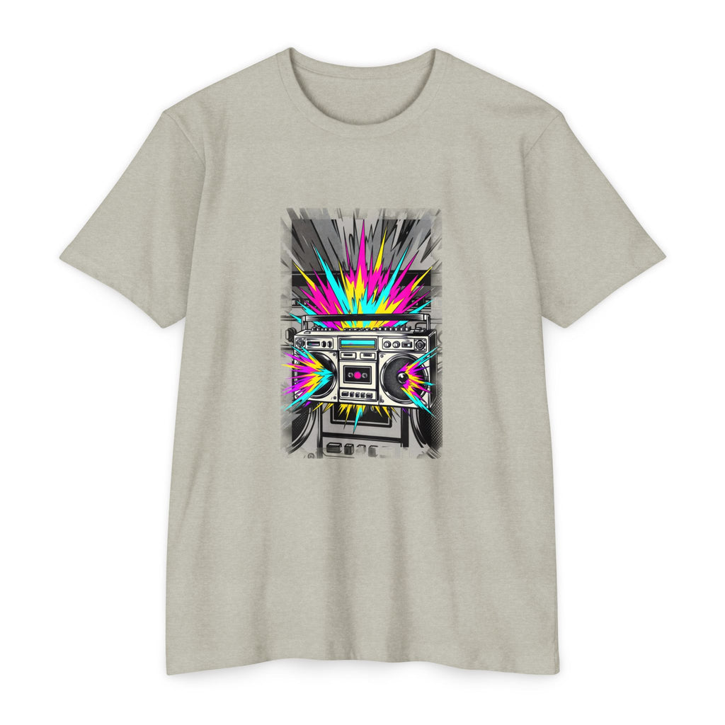 Retro Boombox Explosion T-Shirt