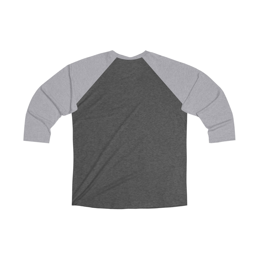 Mountain Forest Raglan Tee — Scenic Pine Trees & Snowcapped Peak 3/4 Sleeve