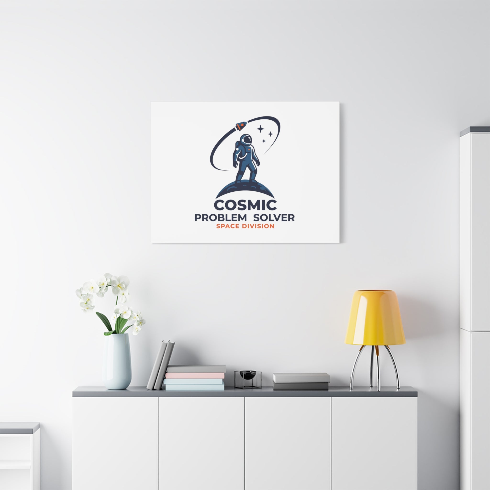 Cosmic Problem Solver Canvas | Space, Astronaut, Mission Patch