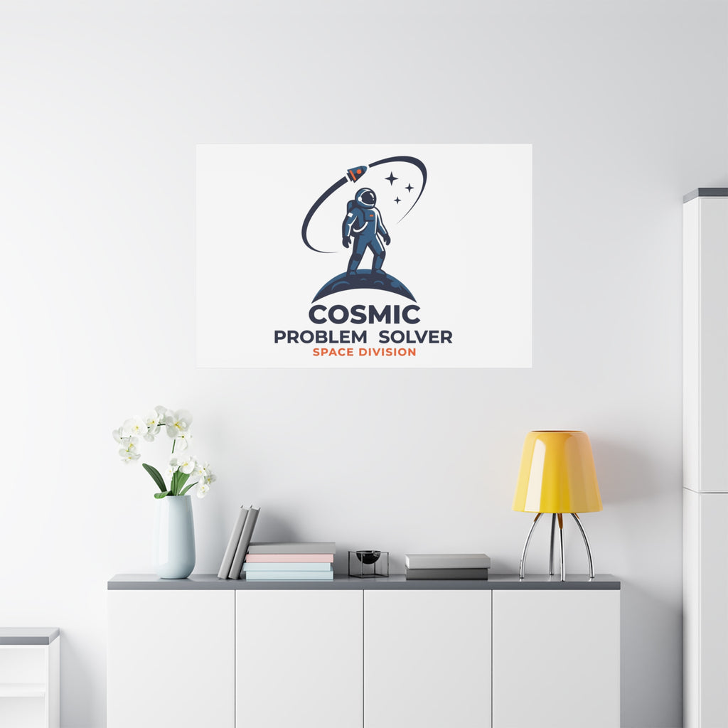 Cosmic Problem Solver Canvas | Space, Astronaut, Mission Patch
