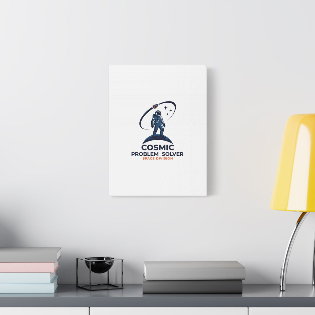 Cosmic Problem Solver Canvas | Space, Astronaut, Mission Patch