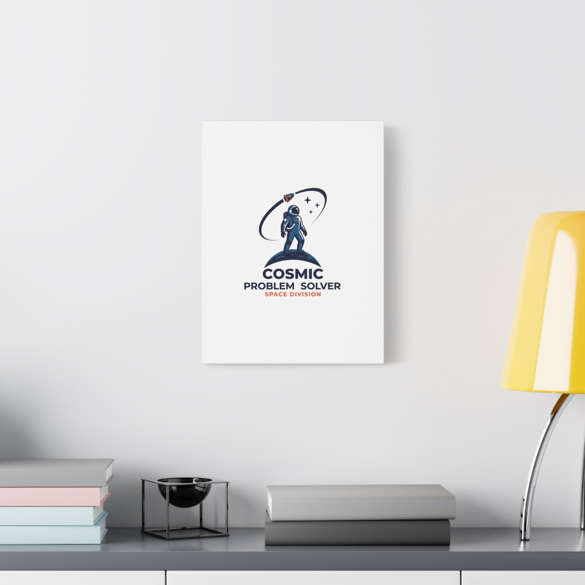Cosmic Problem Solver Canvas | Space, Astronaut, Mission Patch