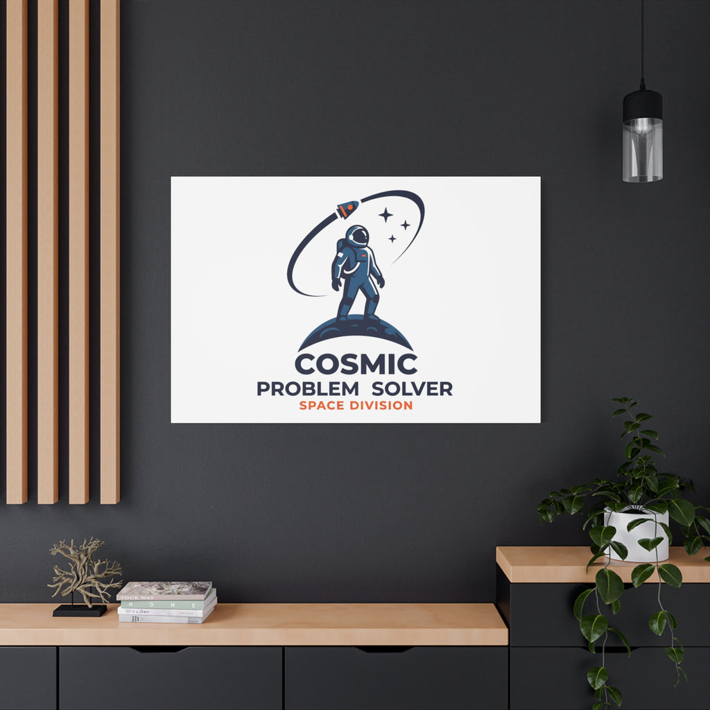 Cosmic Problem Solver Canvas | Space, Astronaut, Mission Patch