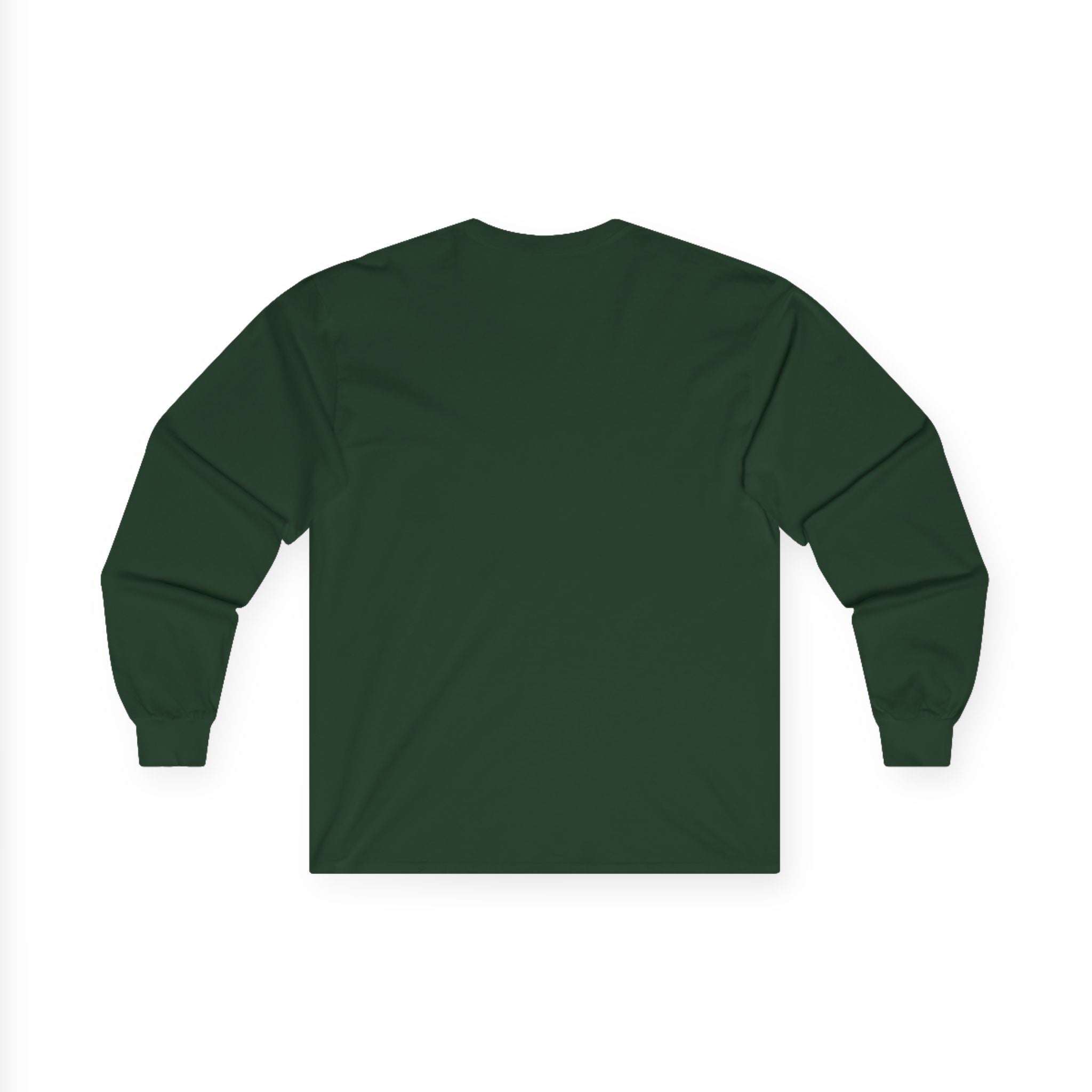 Alien Lumberjack Long Sleeve Tee — Forest UFO Graphic