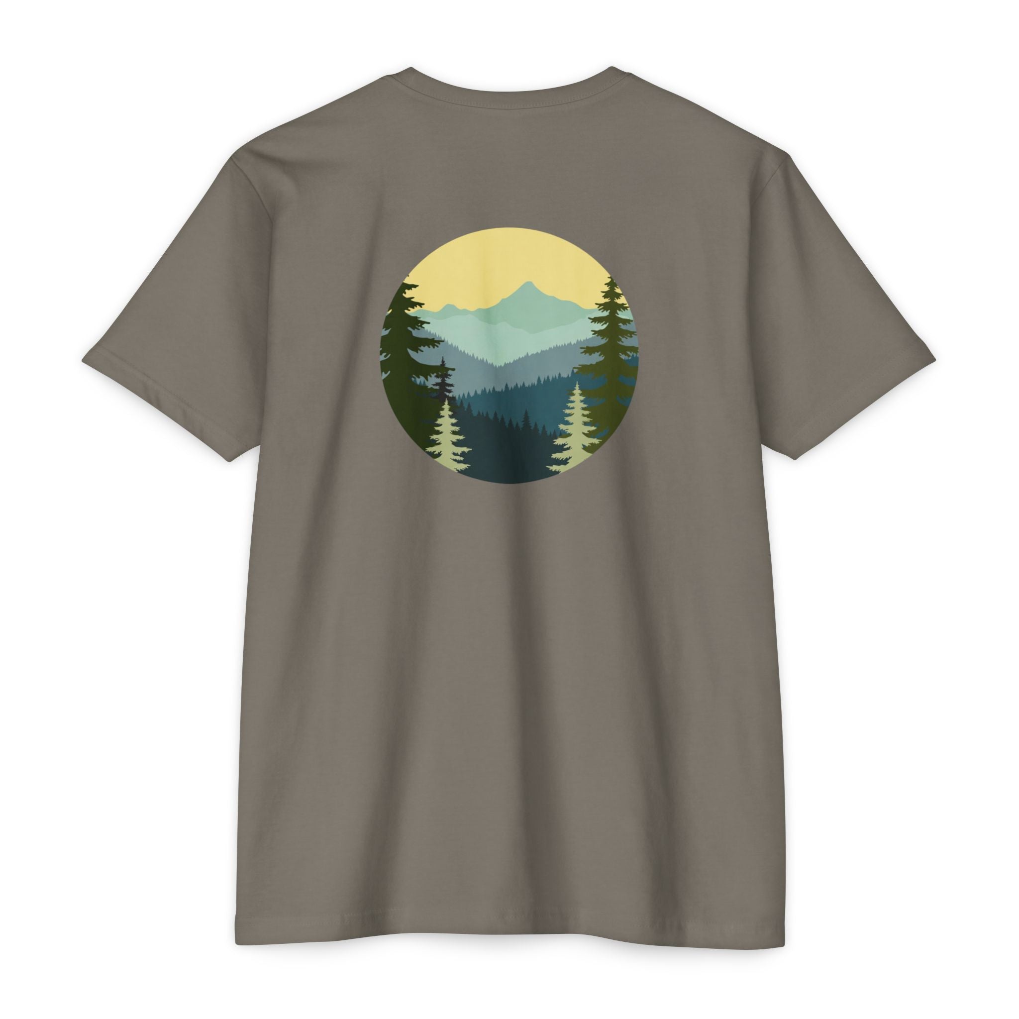 Pacific Northwest Retro Layered Mountains T-Shirt