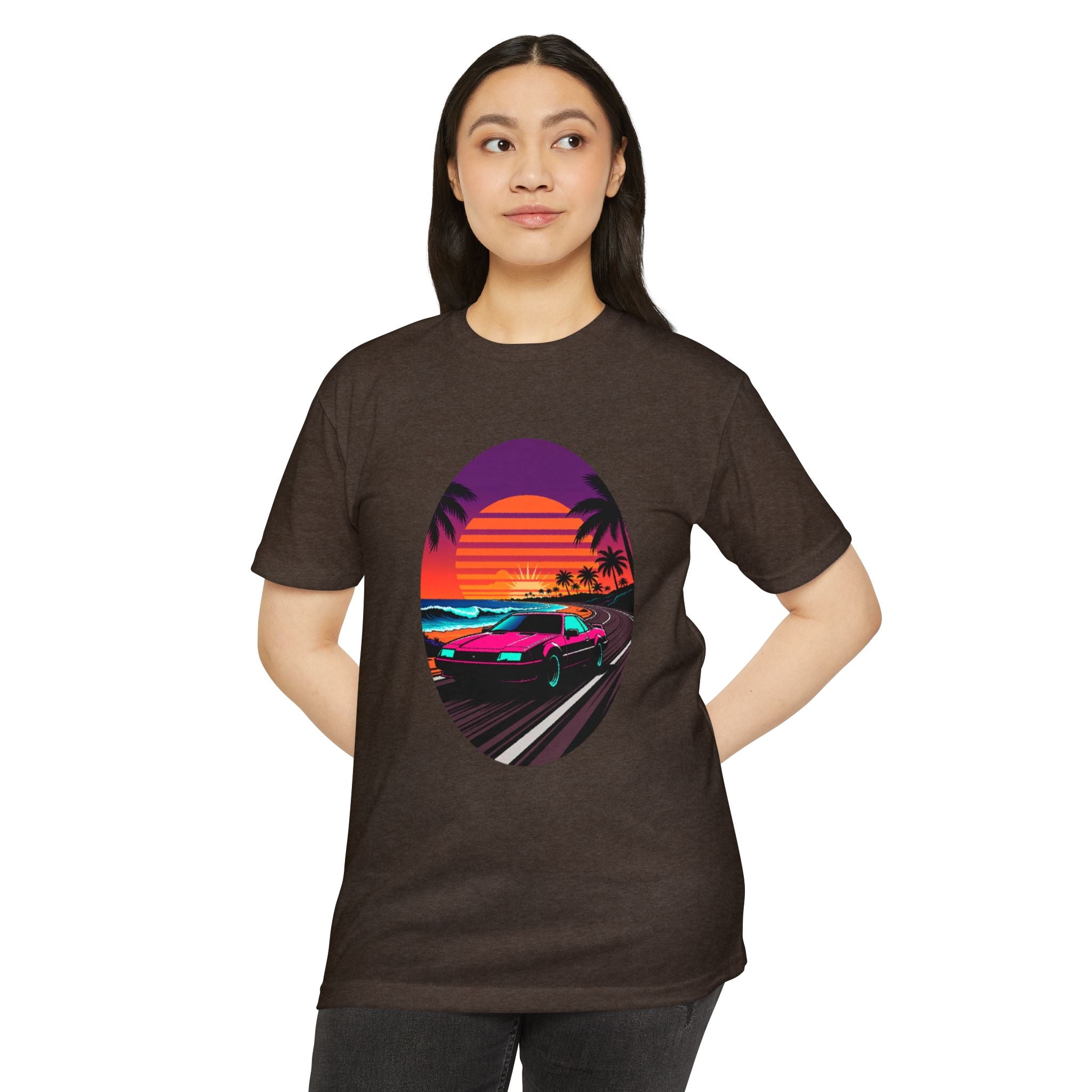Retro Sunset Racer T-Shirt