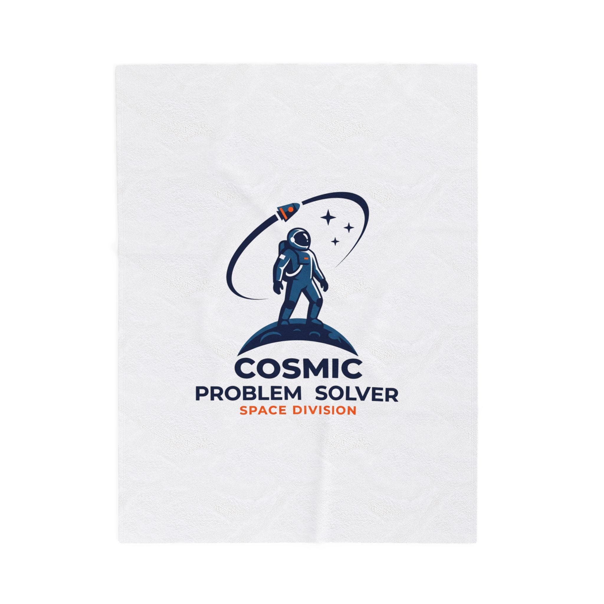 Cosmic Problem Solver Blanket | astronaut, mission patch, space science